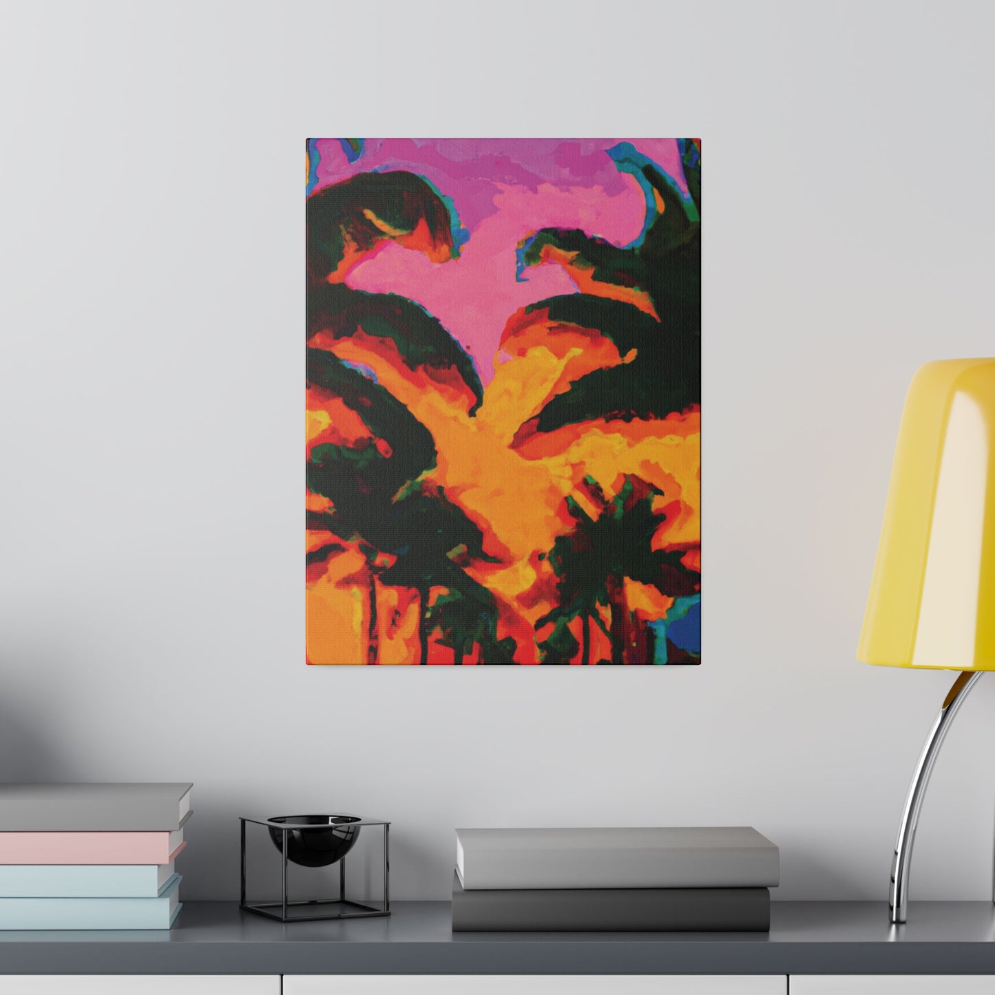 223L - Miami Beach Sunset Painting Print | Miami | Beach | Sunset | Poster | Home Decor | Wall Art | Canvas