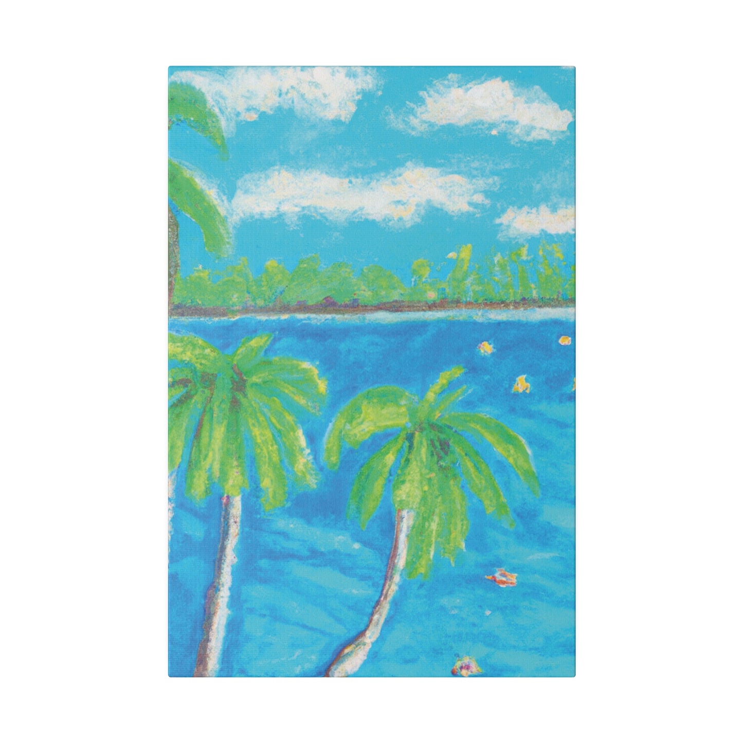 5753V - Bahamas Ocean Painting Print | Bahamas | Ocean | Beach | Poster | Home Decor | Wall Art | Canvas