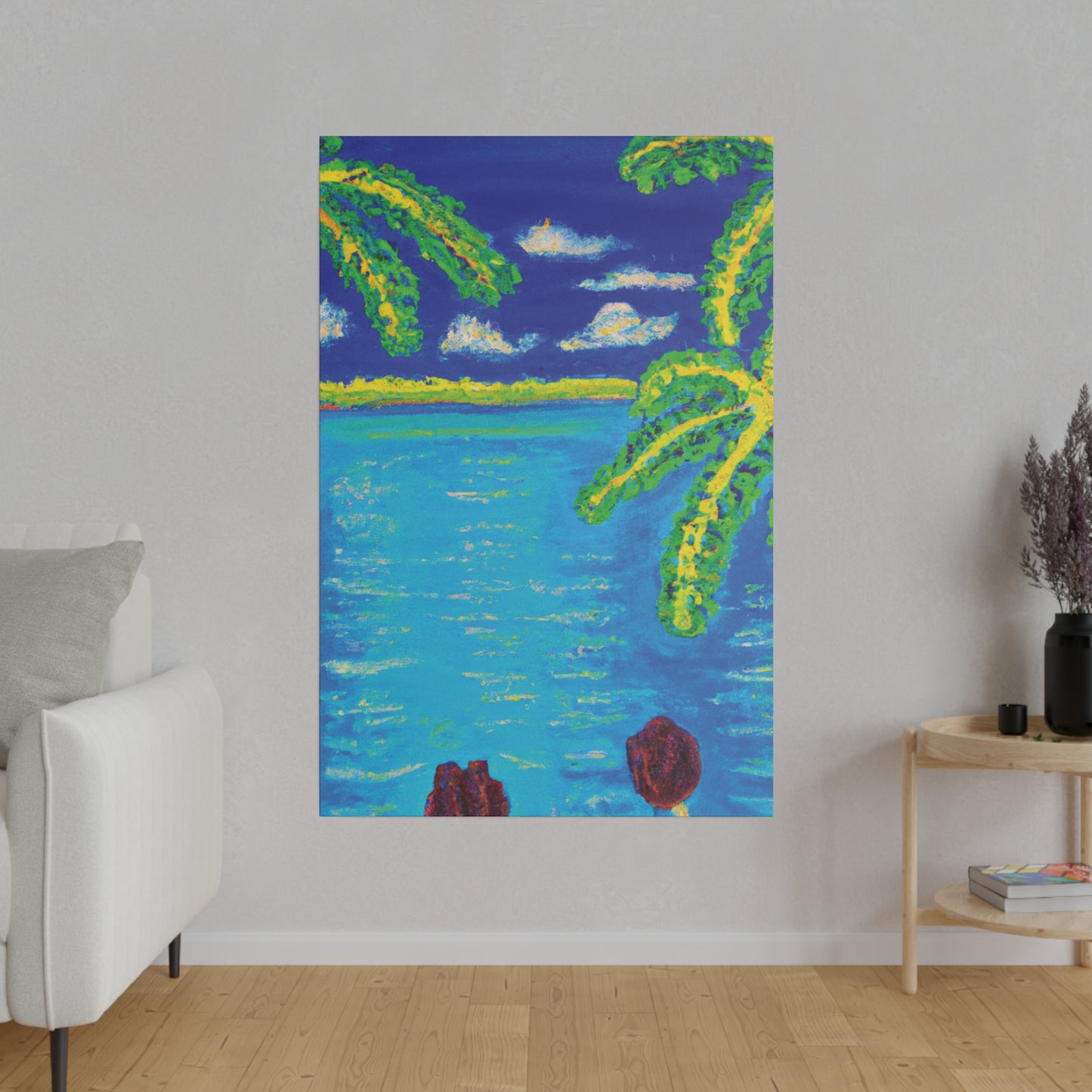 9774Z - Bahamas Ocean Painting Print | Bahamas | Ocean | Beach | Poster | Home Decor | Wall Art | Canvas