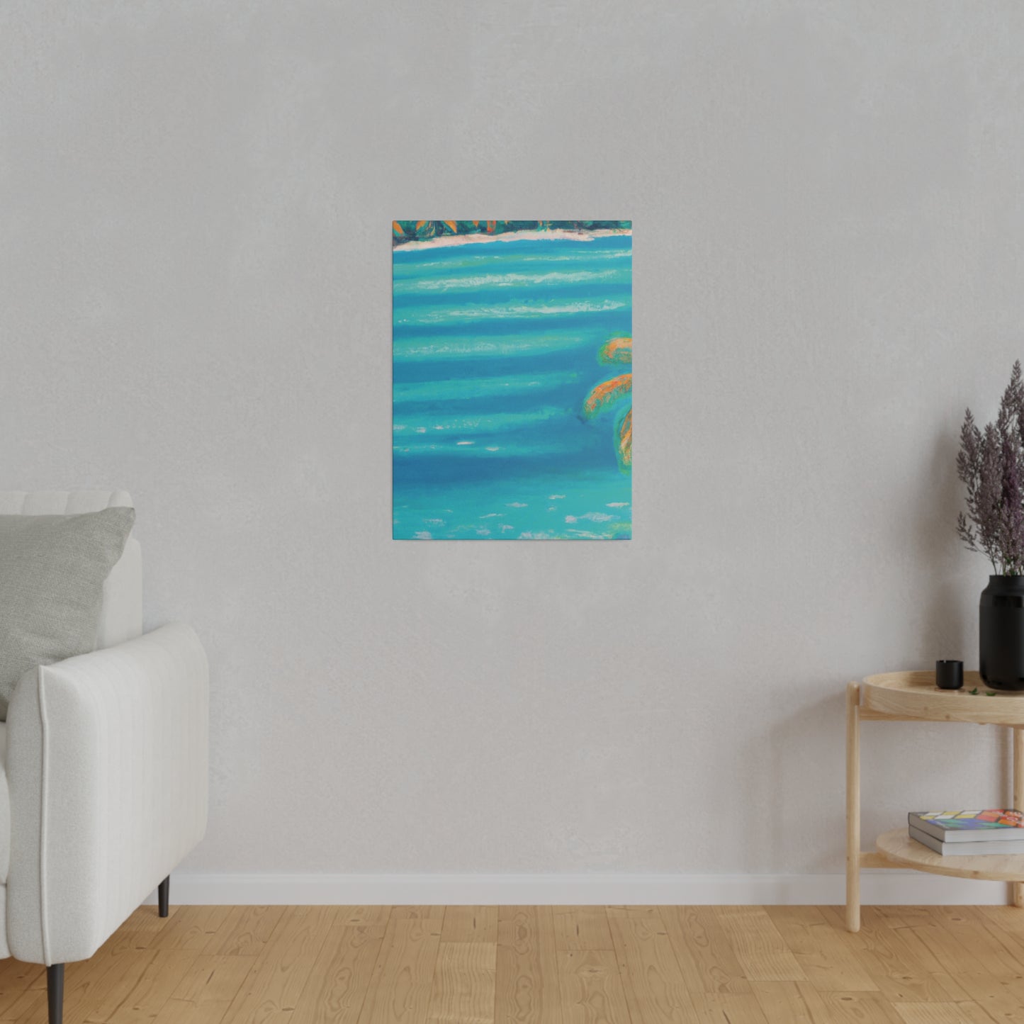 8745H - Bahamas Ocean Painting Print | Bahamas | Ocean | Beach | Poster | Home Decor | Wall Art | Canvas