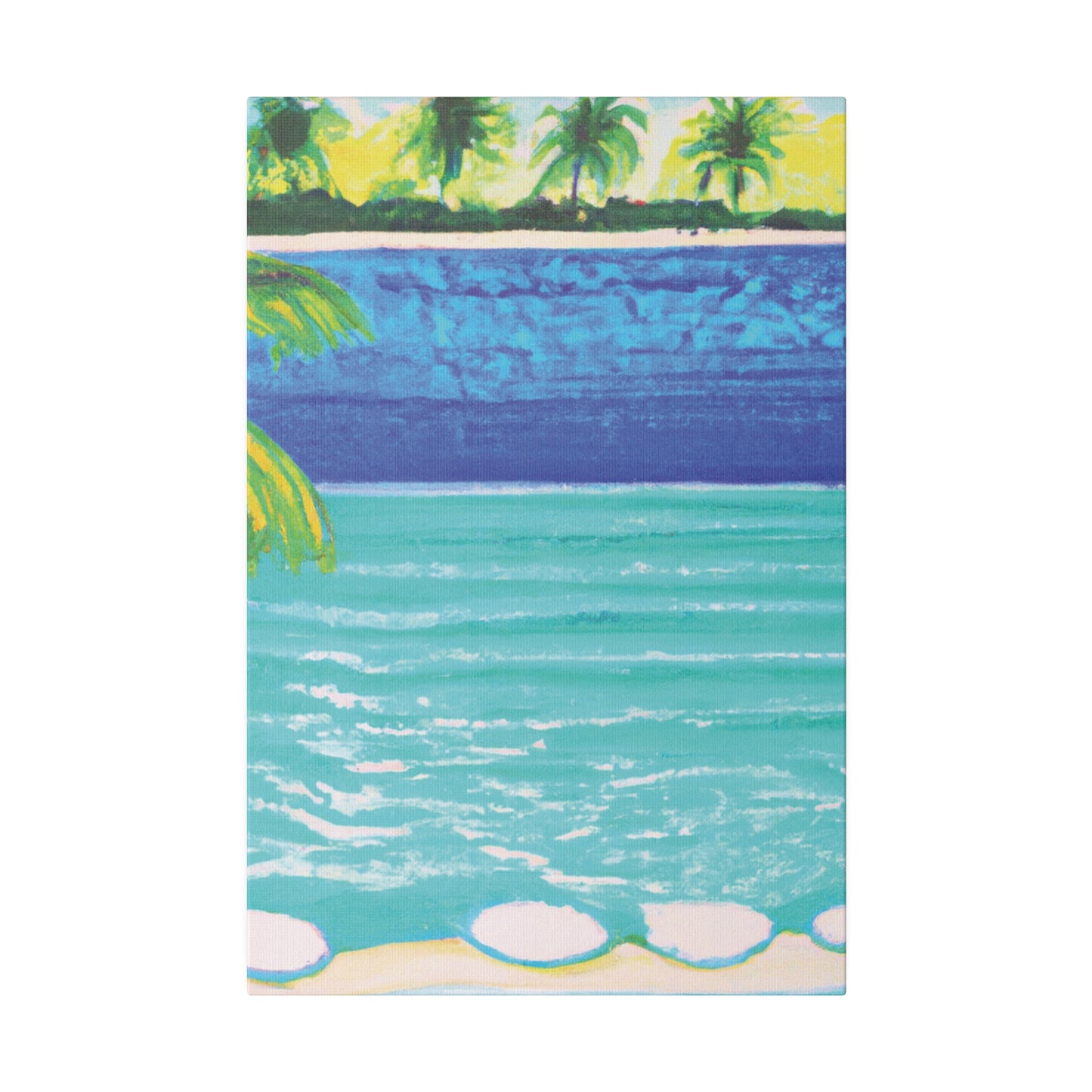 4234Z - Bahamas Ocean Painting Print | Bahamas | Ocean | Beach | Poster | Home Decor | Wall Art | Canvas