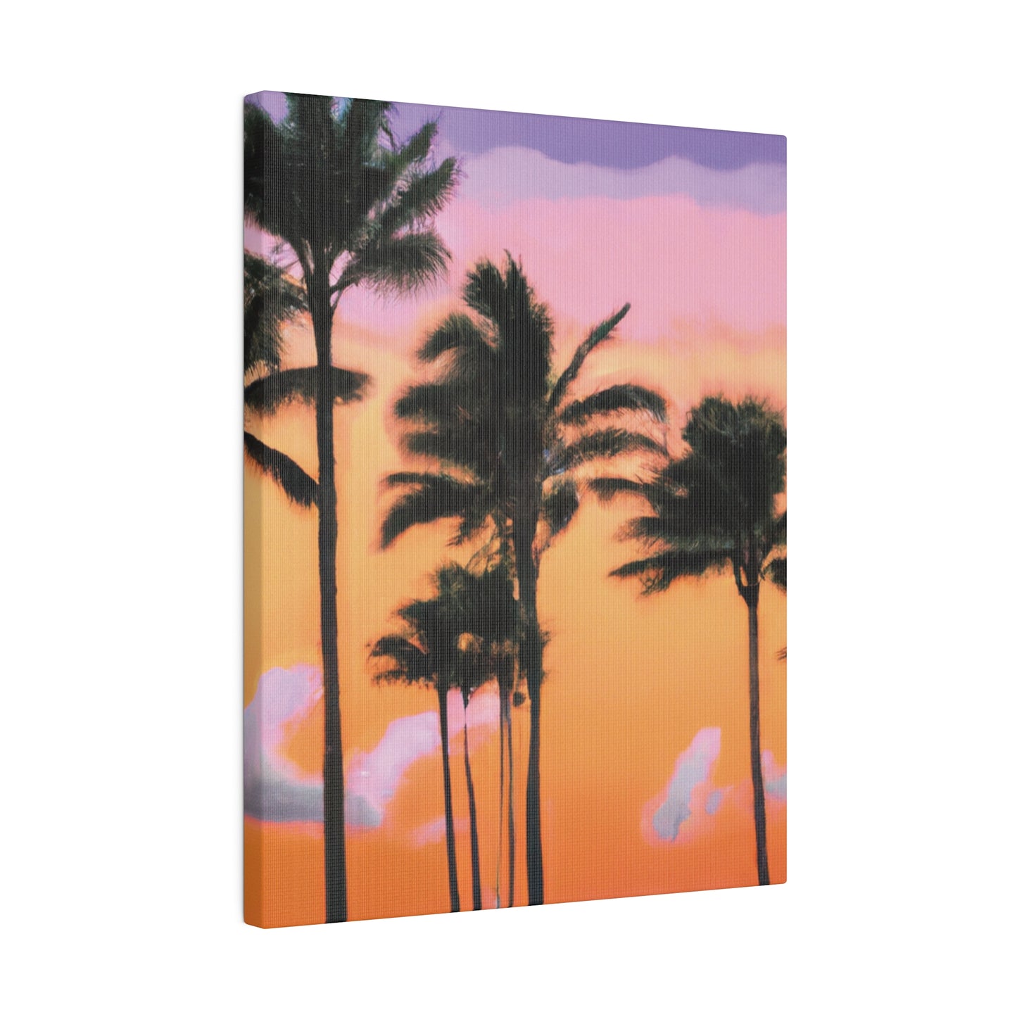 4126T - Miami Beach Sunset Painting Print | Miami | Beach | Sunset | Poster | Home Decor | Wall Art | Canvas