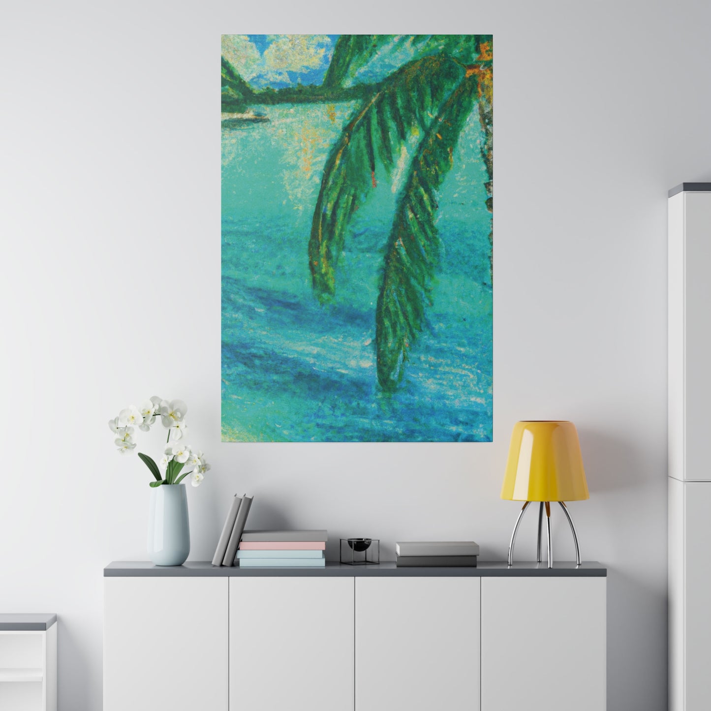 7714W - Bahamas Ocean Painting Print | Bahamas | Ocean | Beach | Poster | Home Decor | Wall Art | Canvas