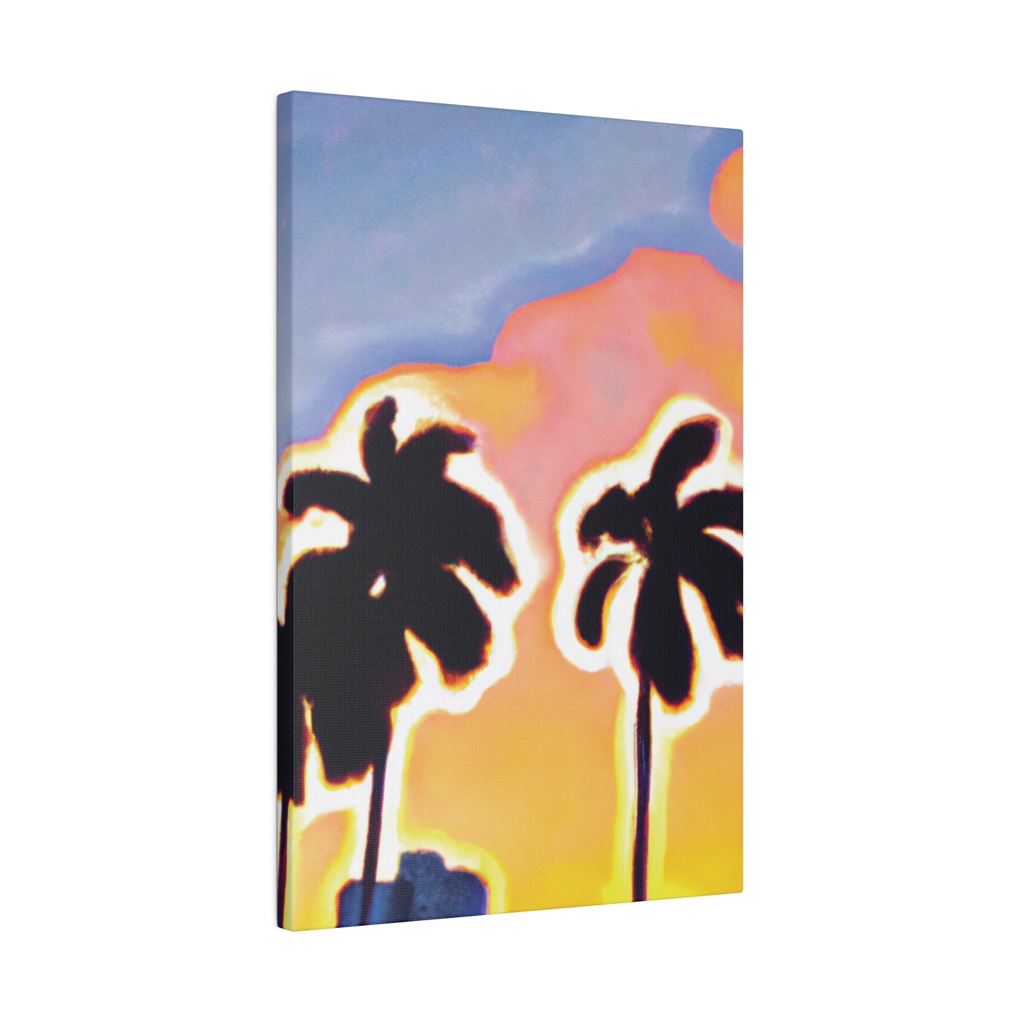 2766U - Miami Beach Sunset Painting Print | Miami | Beach | Sunset | Poster | Home Decor | Wall Art | Canvas