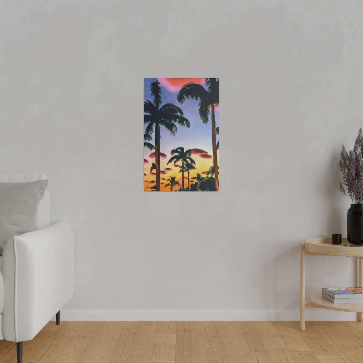 5202J - Miami Beach Sunset Painting Print | Miami | Beach | Sunset | Poster | Home Decor | Wall Art | Canvas