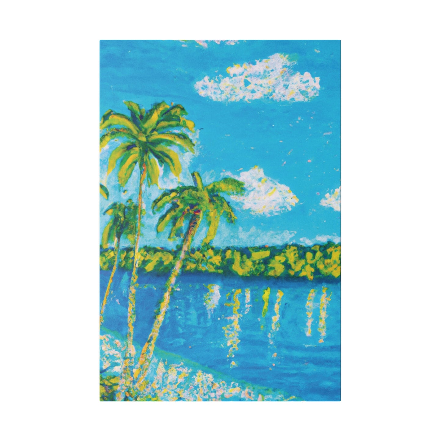 9213X - Bahamas Ocean Painting Print | Bahamas | Ocean | Beach | Poster | Home Decor | Wall Art | Canvas