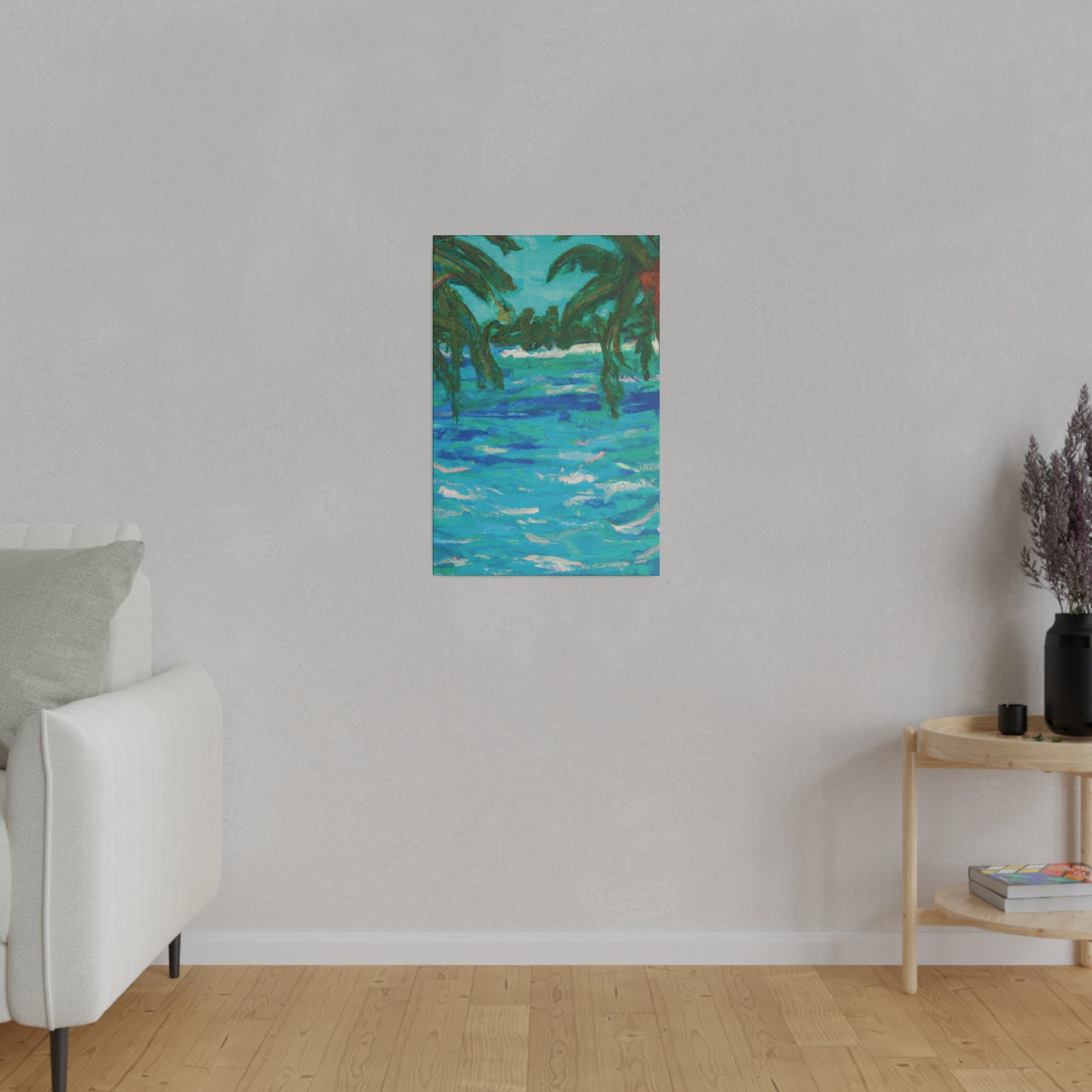 7482U - Bahamas Ocean Painting Print | Bahamas | Ocean | Beach | Poster | Home Decor | Wall Art | Canvas