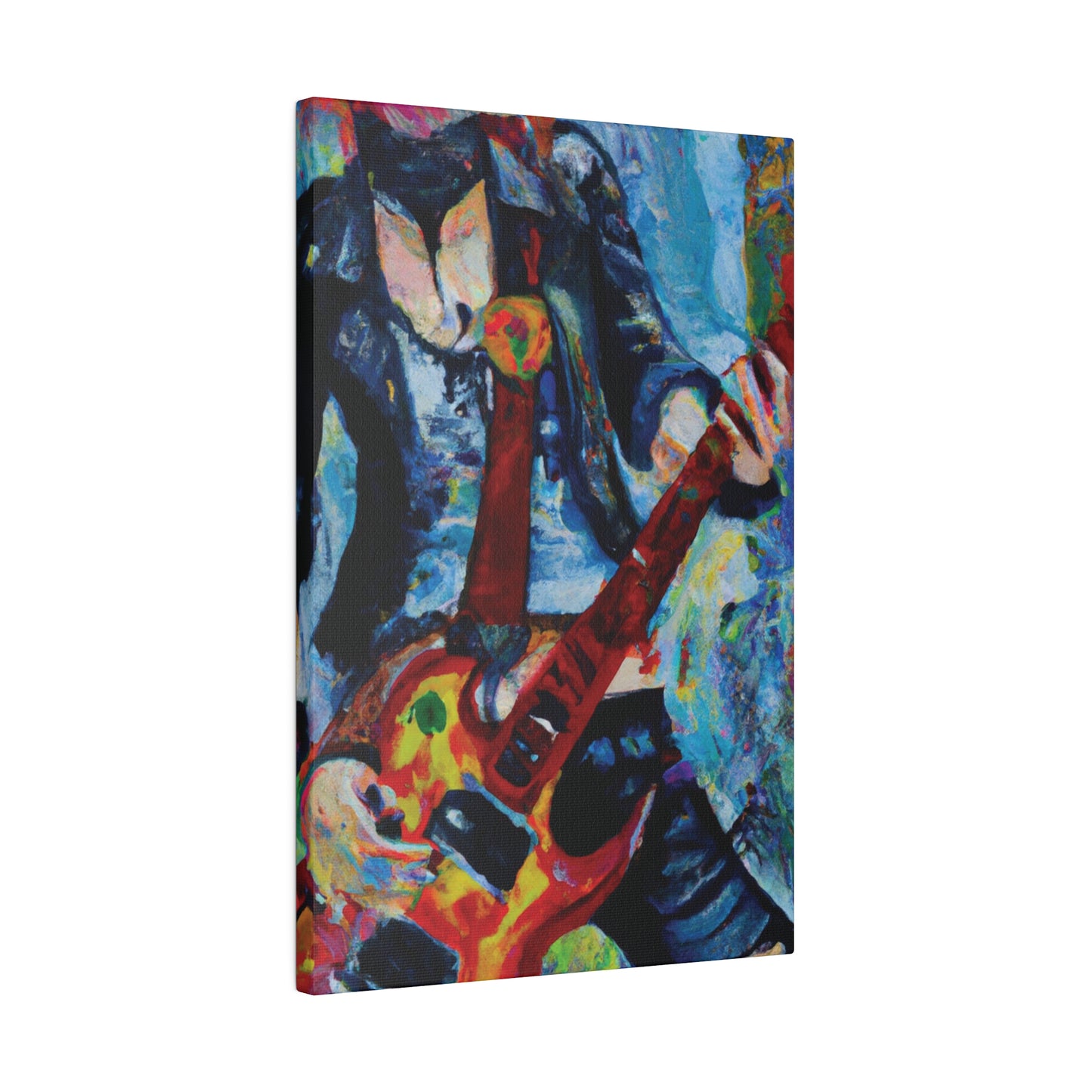 7105A - Rockstar Oil Painting Style Print | Poster | Home Decor | Wall Art | Music Art | Canvas