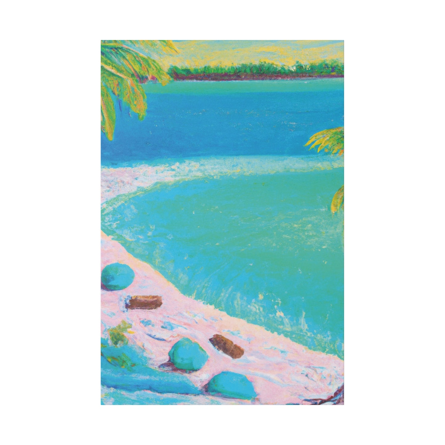 7342G - Bahamas Ocean Painting Print | Bahamas | Ocean | Beach | Poster | Home Decor | Wall Art | Canvas