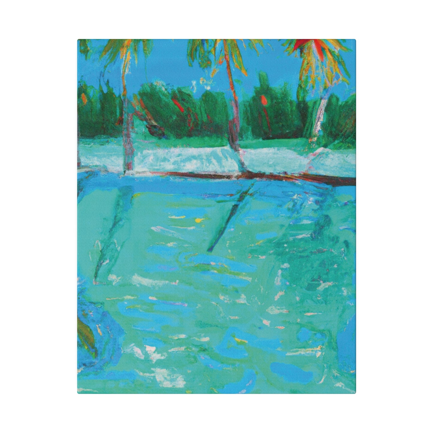 8483P - Bahamas Ocean Painting Print | Bahamas | Ocean | Beach | Poster | Home Decor | Wall Art | Canvas