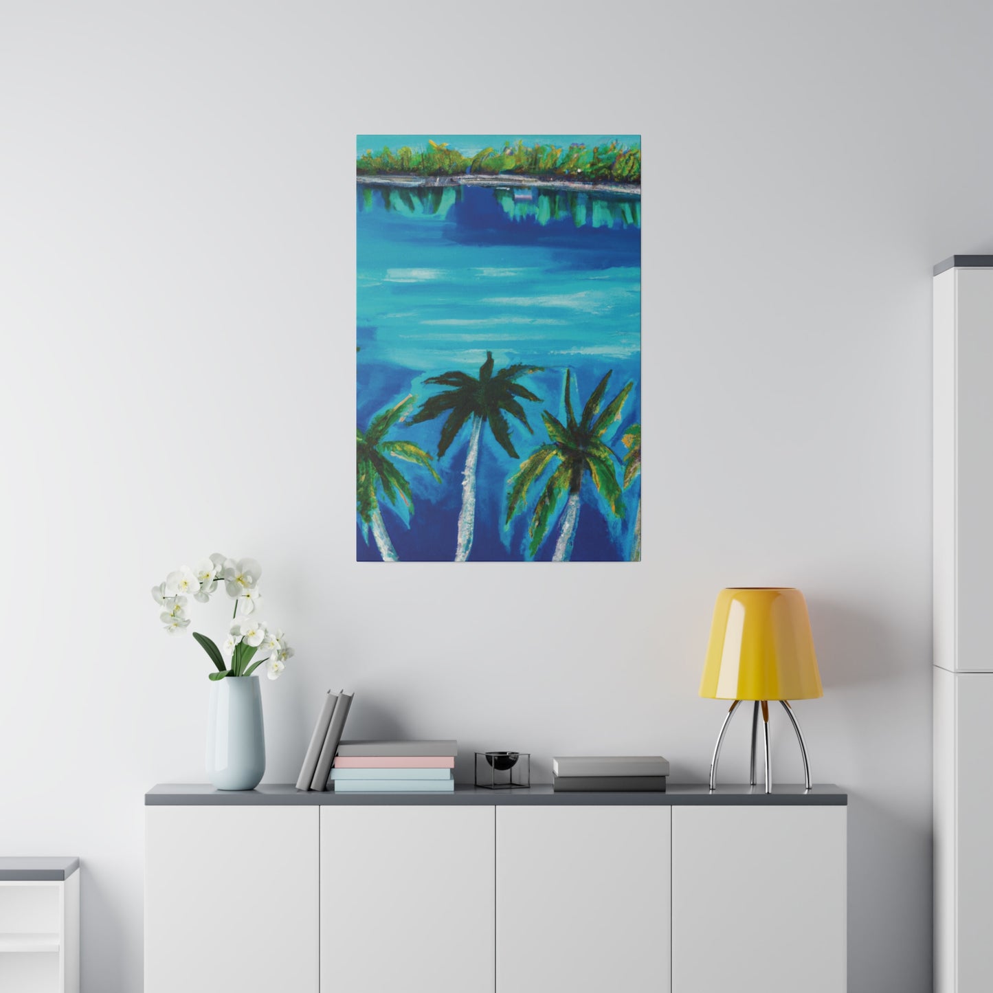 6741K - Bahamas Ocean Painting Print | Bahamas | Ocean | Beach | Poster | Home Decor | Wall Art | Canvas