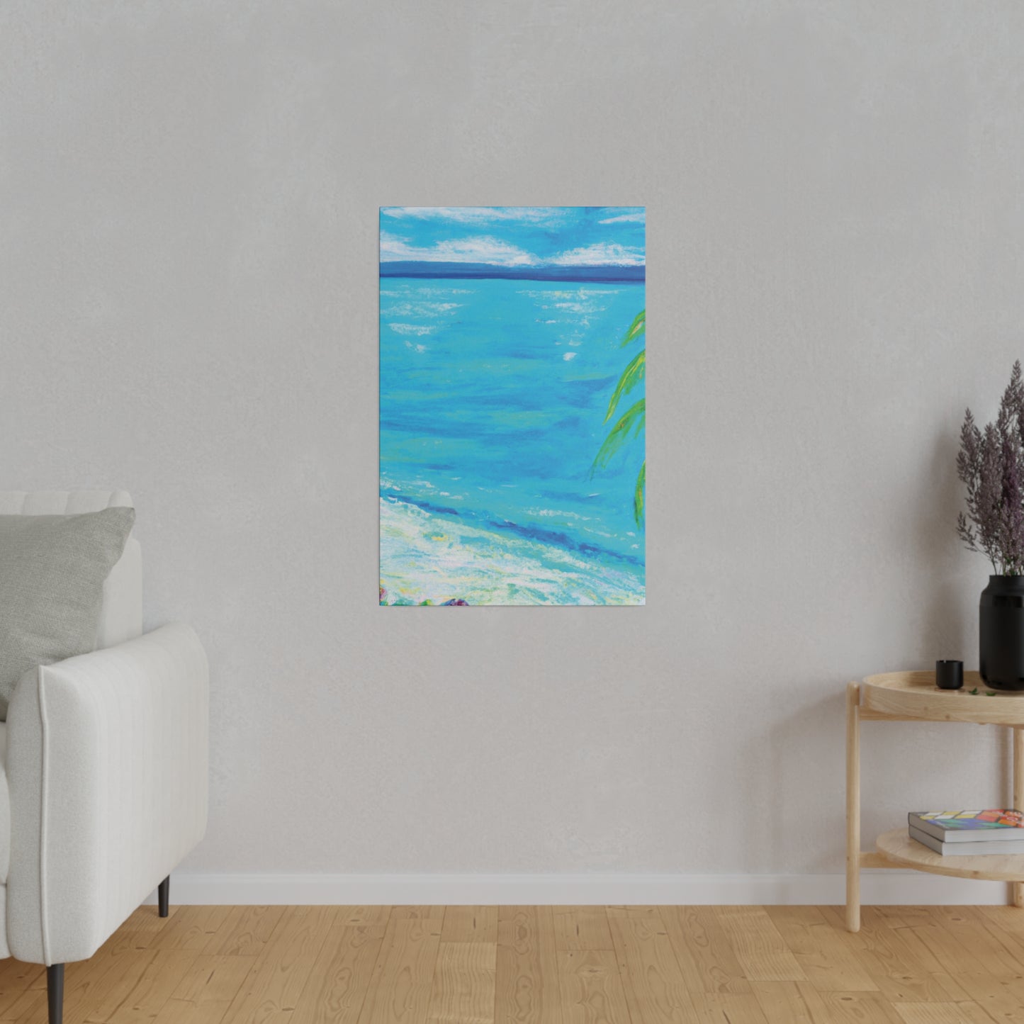 8858N - Bahamas Ocean Painting Print | Bahamas | Ocean | Beach | Poster | Home Decor | Wall Art | Canvas