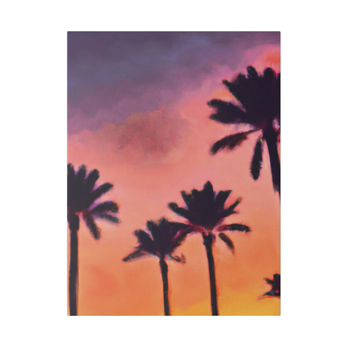 9389U - Miami Beach Sunset Painting Print | Miami | Beach | Sunset | Poster | Home Decor | Wall Art | Canvas