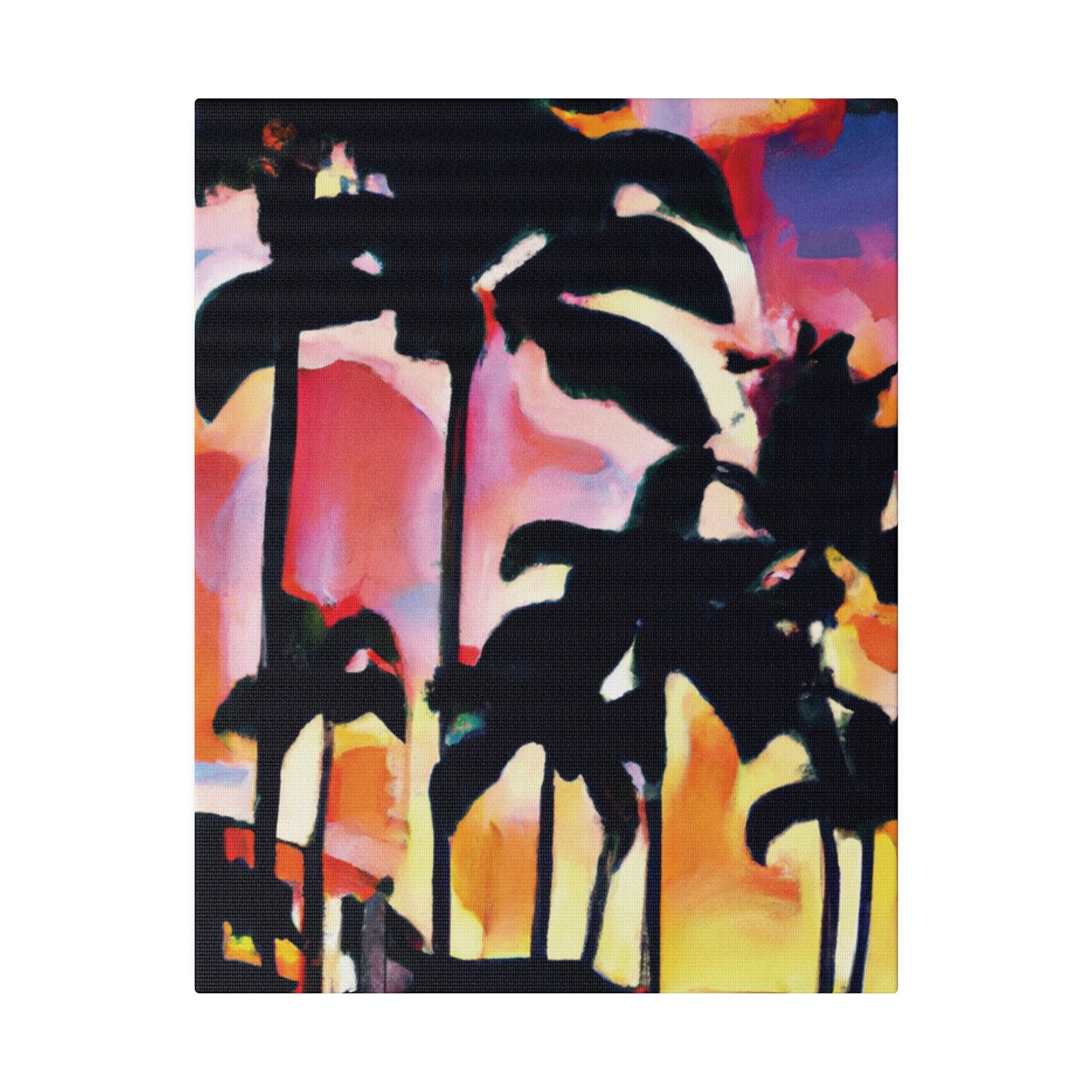 4986G - Miami Beach Sunset Painting Print | Miami | Beach | Sunset | Poster | Home Decor | Wall Art | Canvas