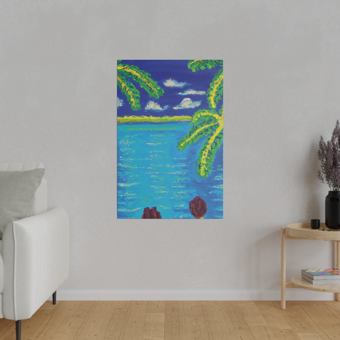 9774Z - Bahamas Ocean Painting Print | Bahamas | Ocean | Beach | Poster | Home Decor | Wall Art | Canvas