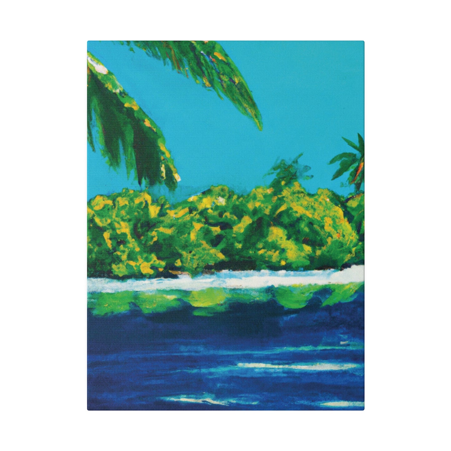 2473X - Bahamas Ocean Painting Print | Bahamas | Ocean | Beach | Poster | Home Decor | Wall Art | Canvas