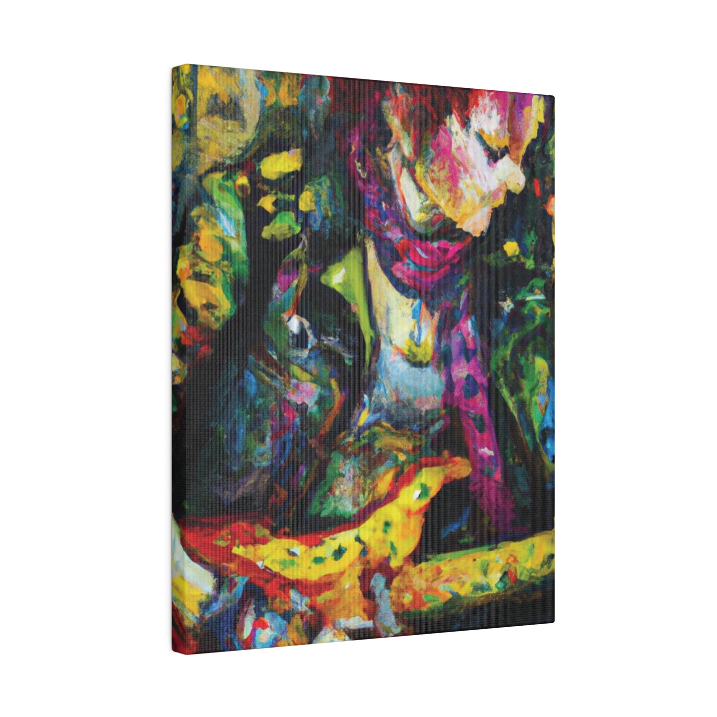 3668A - Rockstar Oil Painting Style Print | Poster | Home Decor | Wall Art | Music Art | Canvas