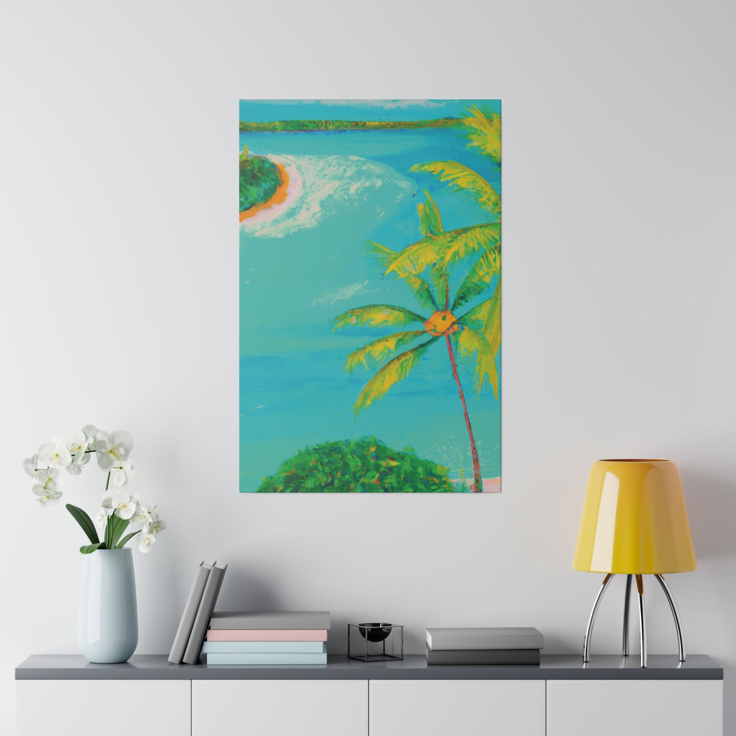 5457G - Bahamas Ocean Painting Print | Bahamas | Ocean | Beach | Poster | Home Decor | Wall Art | Canvas