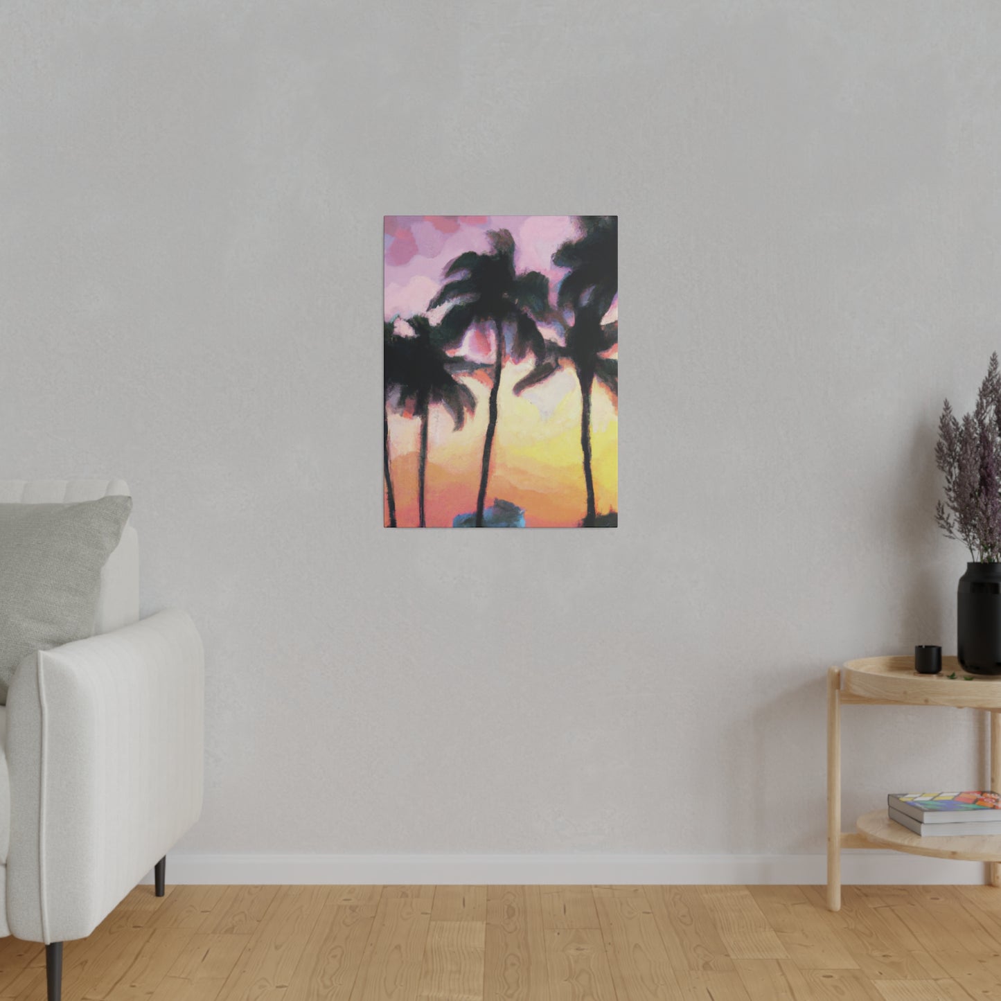 7184X - Miami Beach Sunset Painting Print | Miami | Beach | Sunset | Poster | Home Decor | Wall Art | Canvas