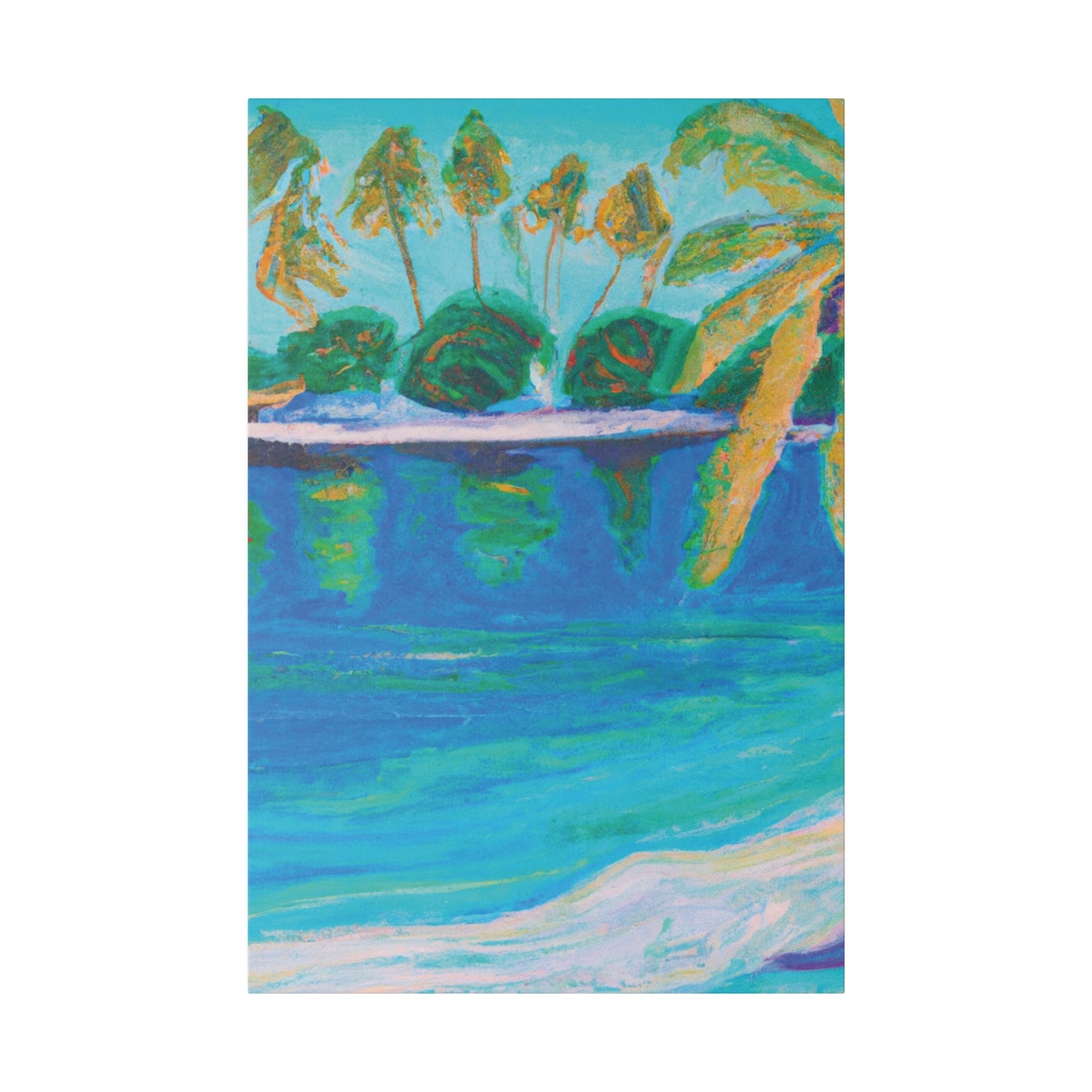 8975V - Bahamas Ocean Painting Print | Bahamas | Ocean | Beach | Poster | Home Decor | Wall Art | Canvas