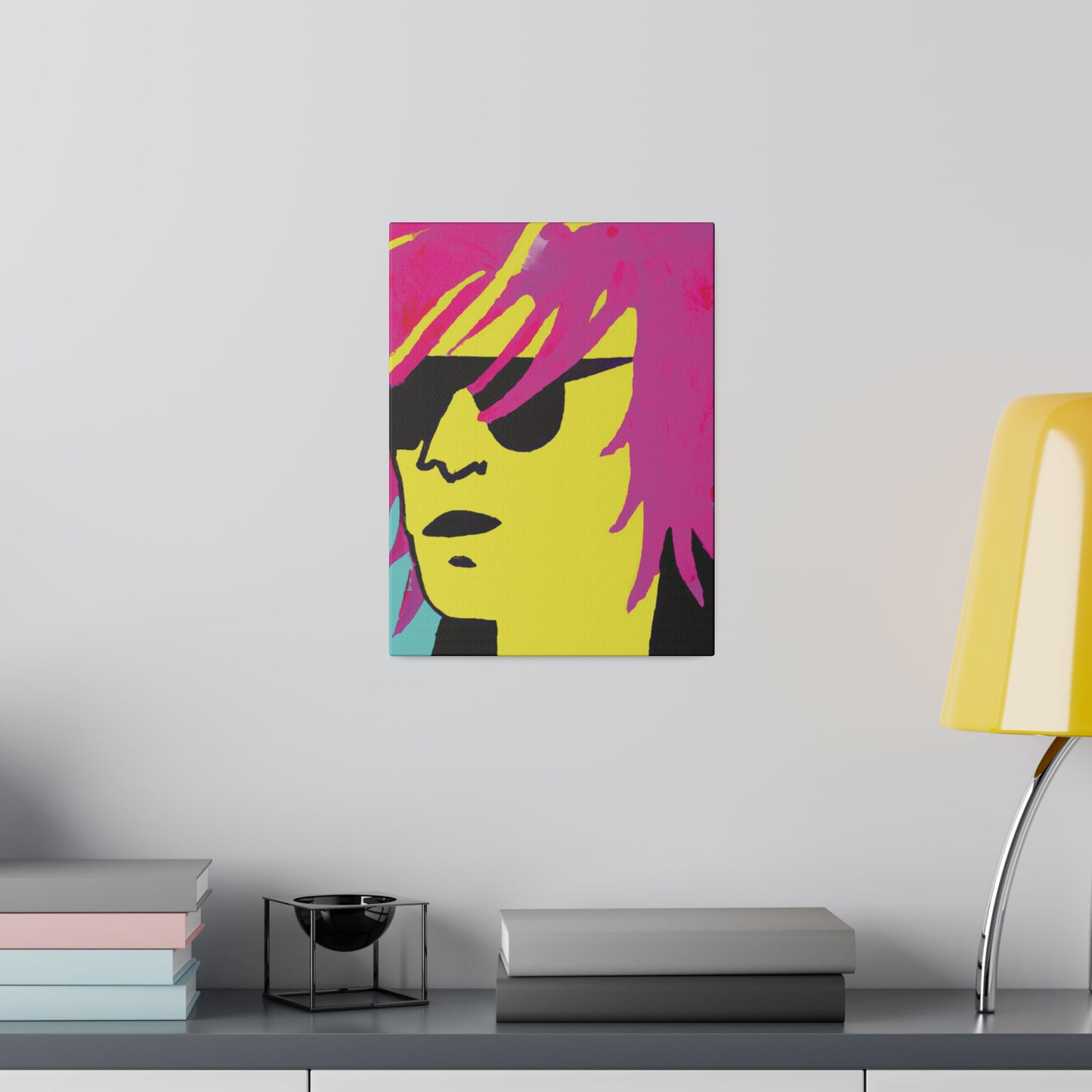 7462L - Rockstar Painting Print | Face | Abstract | Poster | Home Decor | Wall Art | Music Art | Canvas