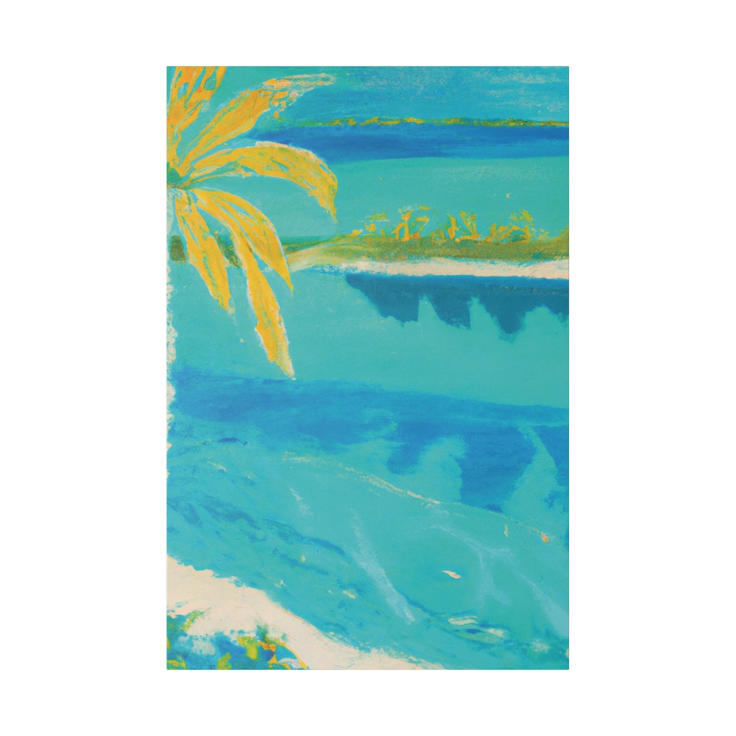 9110Q - Bahamas Ocean Painting Print | Bahamas | Ocean | Beach | Poster | Home Decor | Wall Art | Canvas