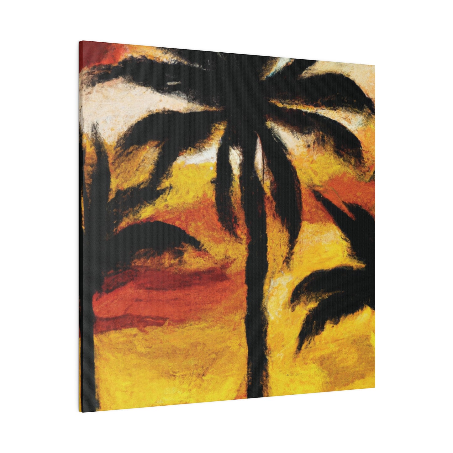 3122C - Miami Beach Sunset Painting Print | Miami | Beach | Sunset | Poster | Home Decor | Wall Art | Canvas