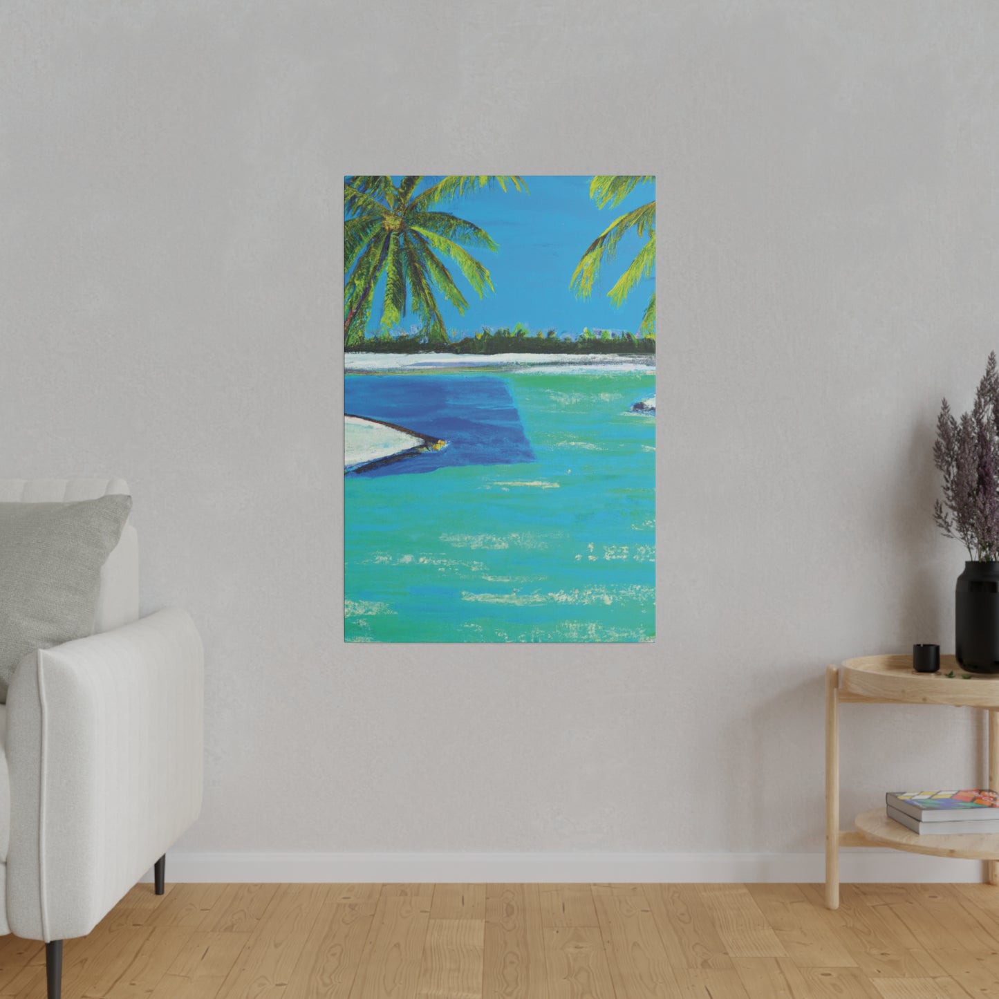 9761V - Bahamas Ocean Painting Print | Bahamas | Ocean | Beach | Poster | Home Decor | Wall Art | Canvas