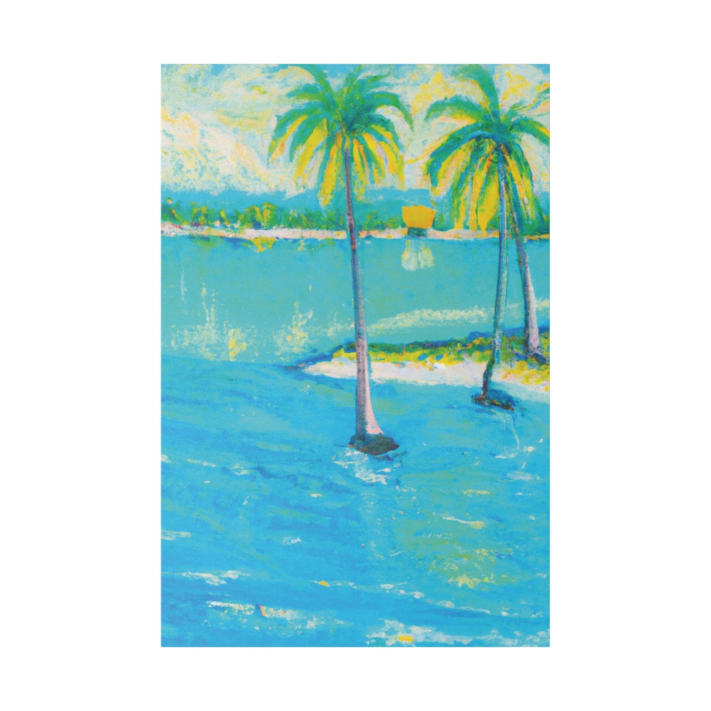 9652X - Bahamas Ocean Painting Print | Bahamas | Ocean | Beach | Poster | Home Decor | Wall Art | Canvas