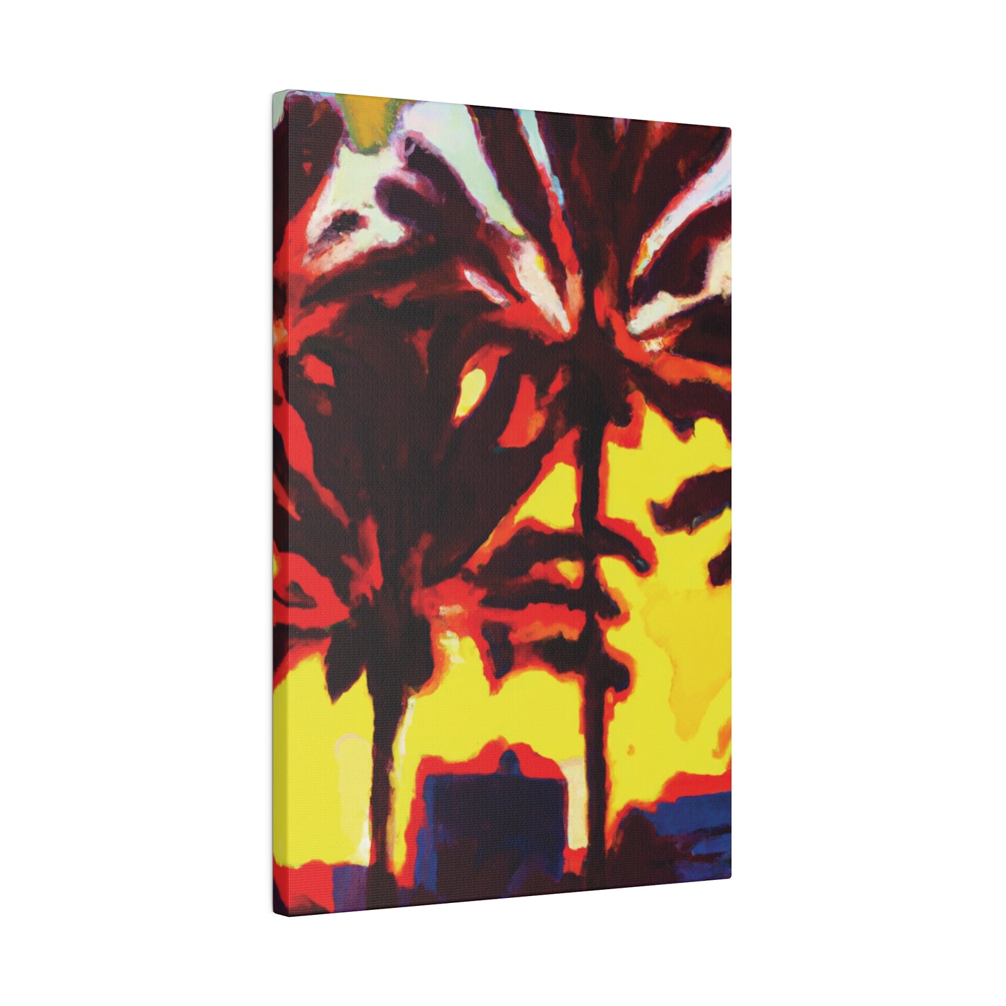 3133X - Miami Beach Sunset Painting Print | Miami | Beach | Sunset | Poster | Home Decor | Wall Art | Canvas