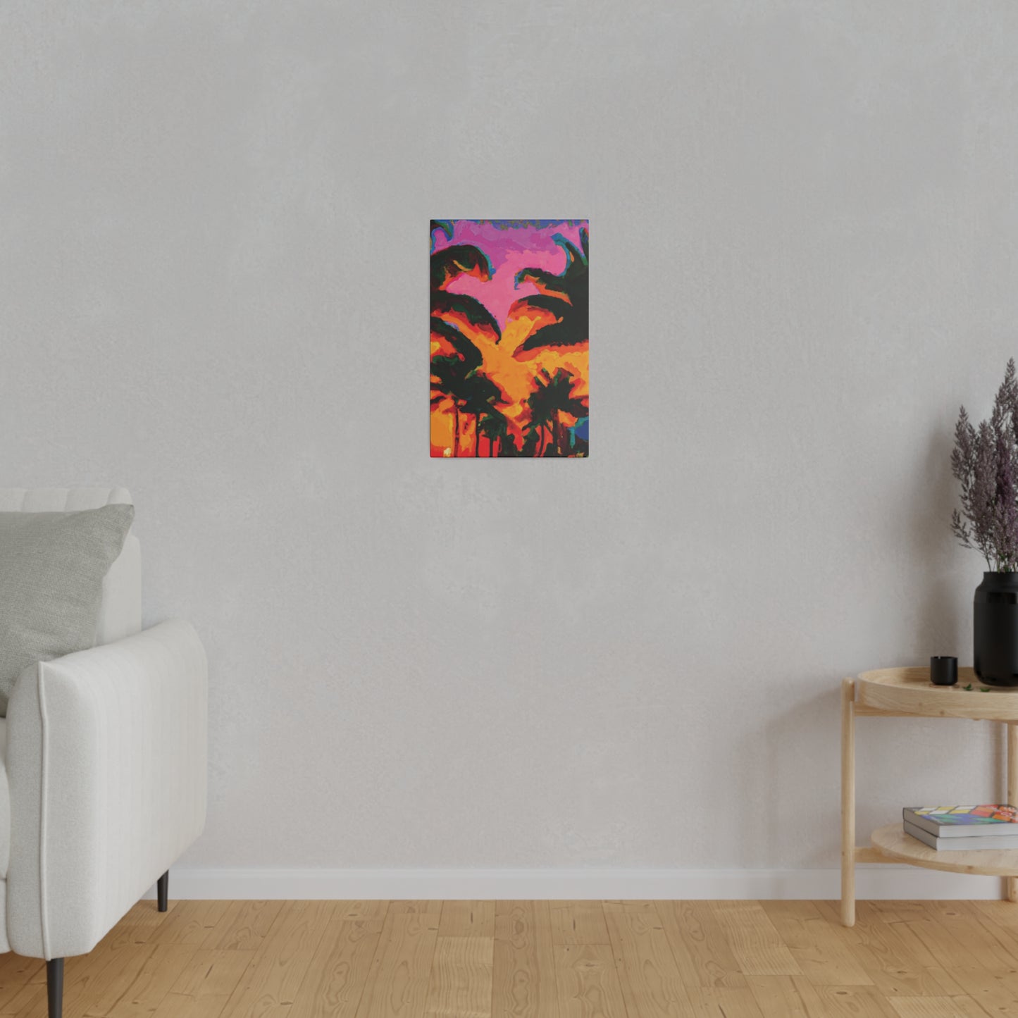 223L - Miami Beach Sunset Painting Print | Miami | Beach | Sunset | Poster | Home Decor | Wall Art | Canvas