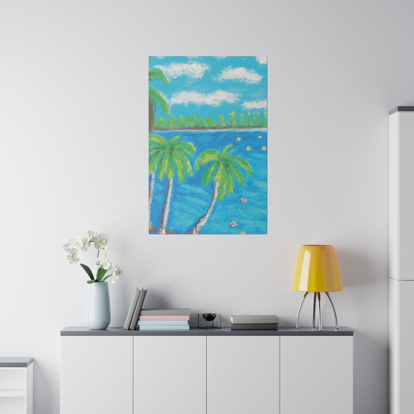 5753V - Bahamas Ocean Painting Print | Bahamas | Ocean | Beach | Poster | Home Decor | Wall Art | Canvas