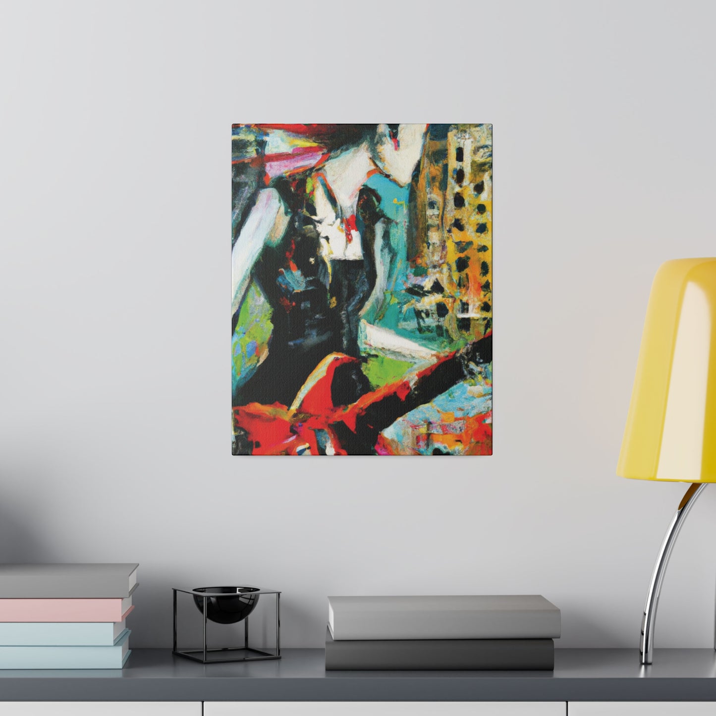 3226O - Rockstar Oil Painting Style Print | Poster | Home Decor | Wall Art | Music Art | Canvas