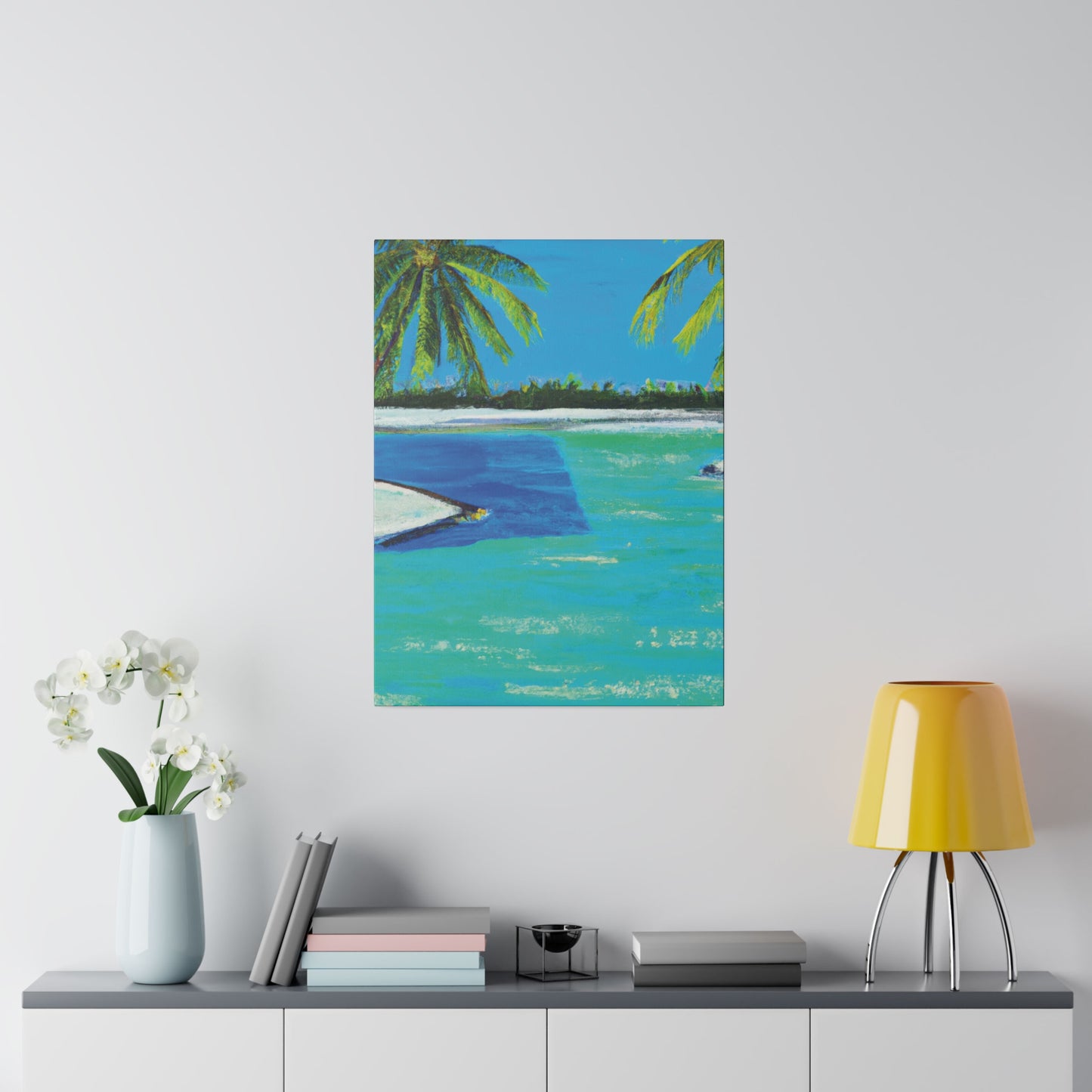 9761V - Bahamas Ocean Painting Print | Bahamas | Ocean | Beach | Poster | Home Decor | Wall Art | Canvas