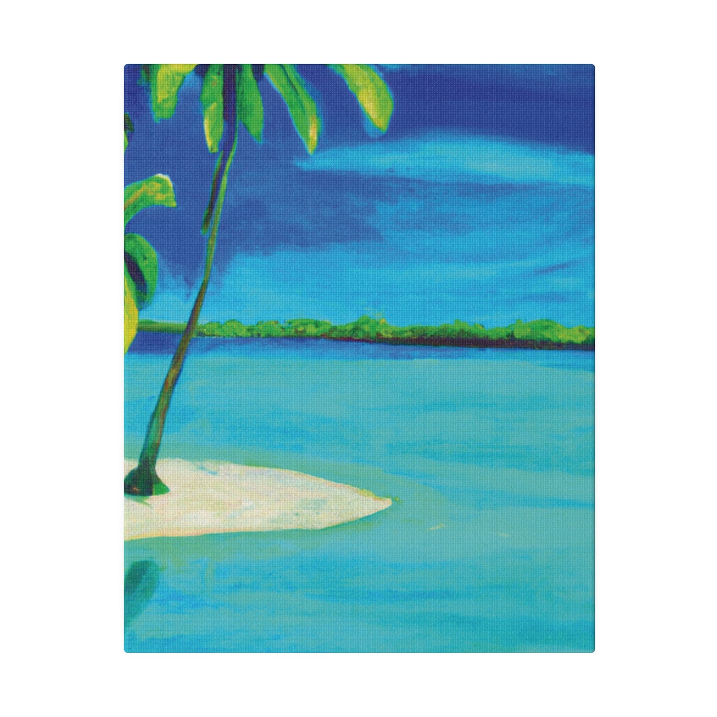 7352P - Bahamas Ocean Painting Print | Bahamas | Ocean | Beach | Poster | Home Decor | Wall Art | Canvas