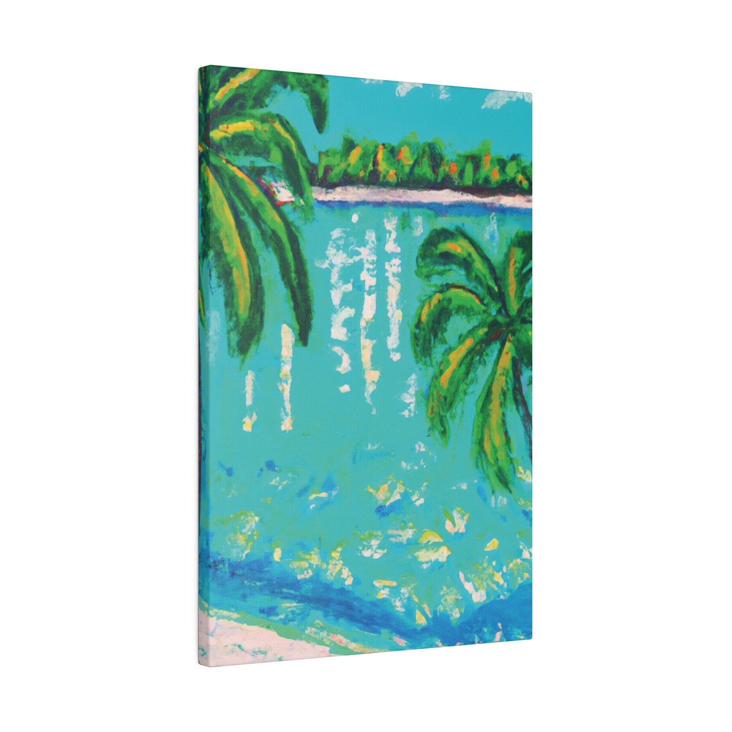 6412Q - Bahamas Ocean Painting Print | Bahamas | Ocean | Beach | Poster | Home Decor | Wall Art | Canvas