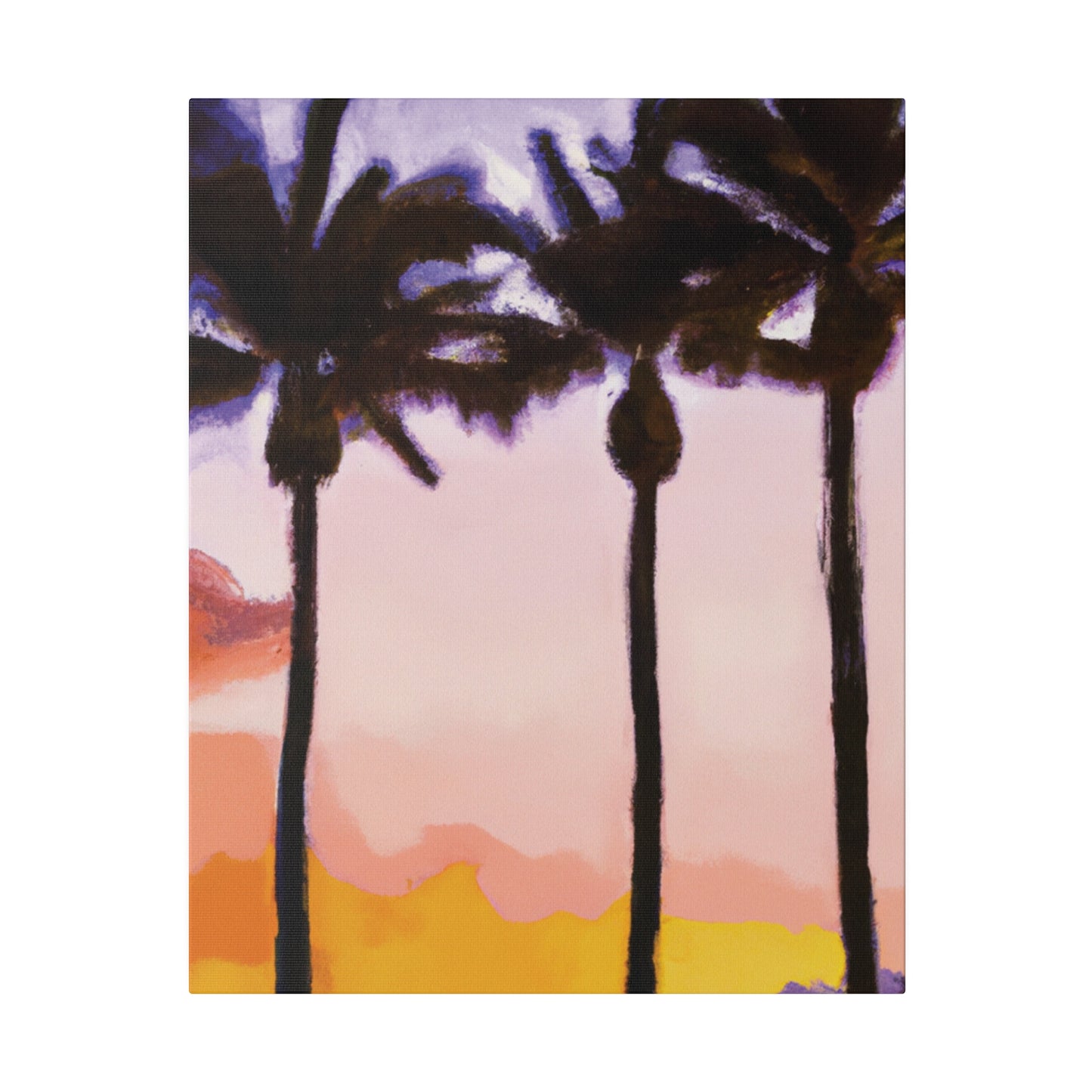 9366G - Miami Beach Sunset Painting Print | Miami | Beach | Sunset | Poster | Home Decor | Wall Art | Canvas