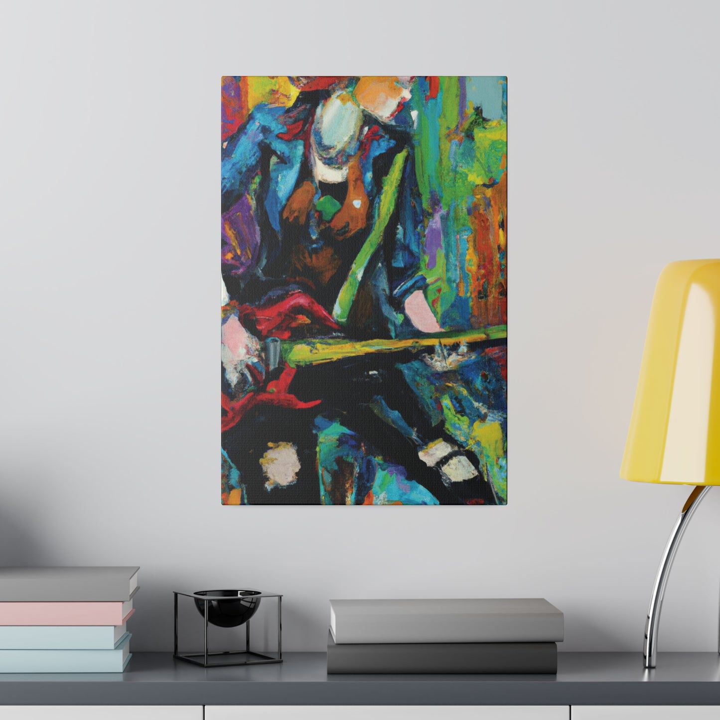 2285H - Rockstar Oil Painting Style Print | Poster | Home Decor | Wall Art | Music Art | Canvas