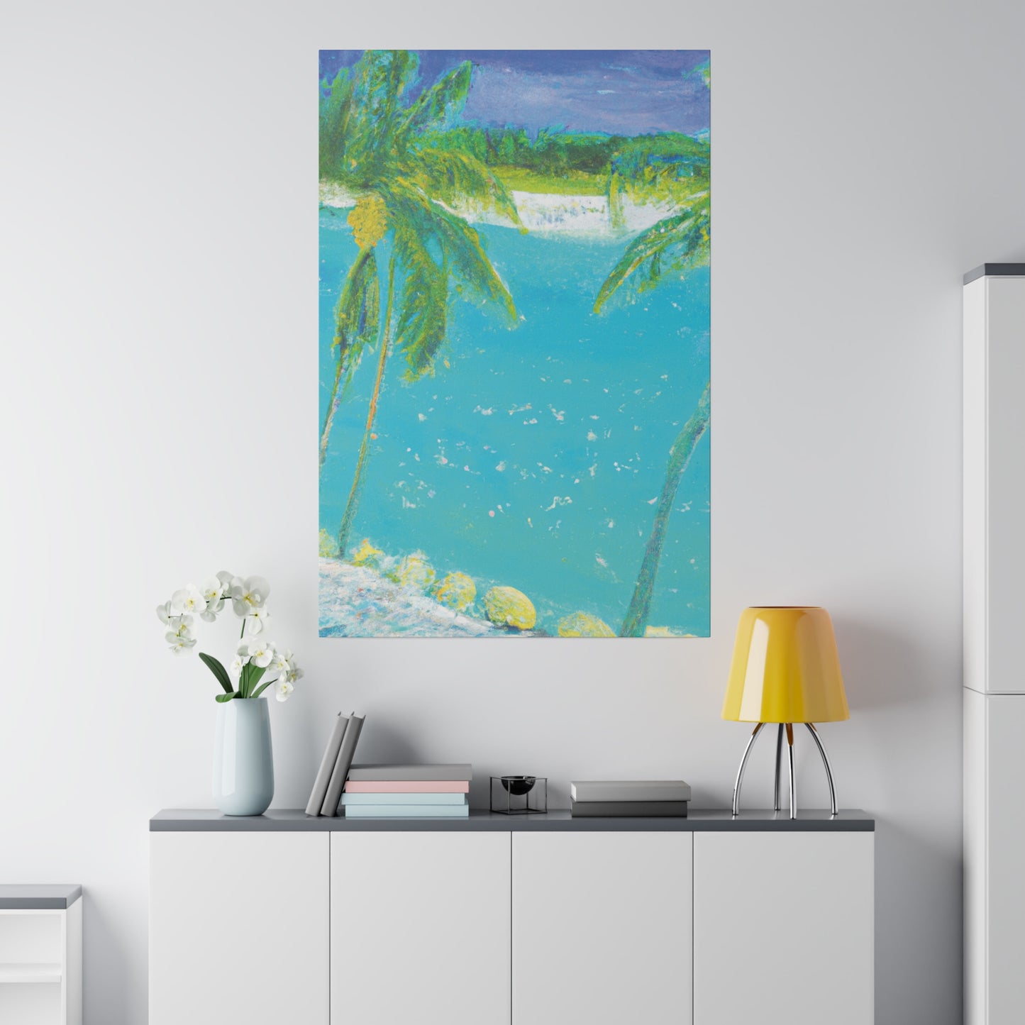 8563Y - Bahamas Ocean Painting Print | Bahamas | Ocean | Beach | Poster | Home Decor | Wall Art | Canvas