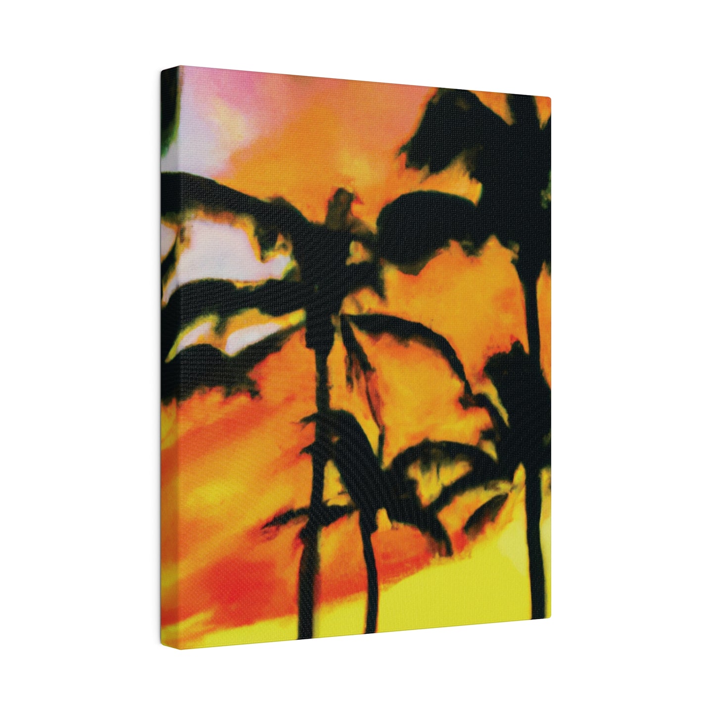 8694V - Miami Beach Sunset Painting Print | Miami | Beach | Sunset | Poster | Home Decor | Wall Art | Canvas