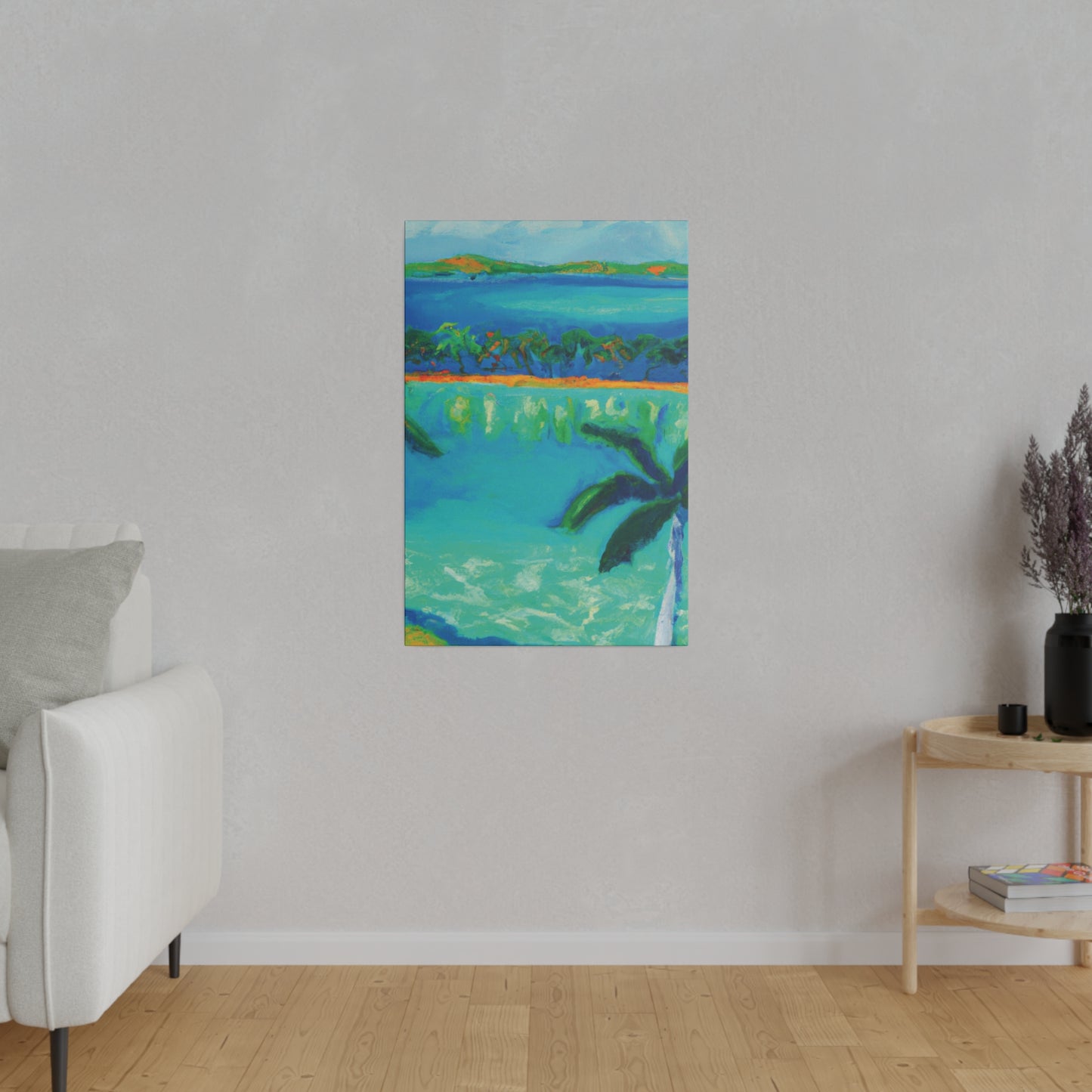 3784F - Bahamas Ocean Painting Print | Bahamas | Ocean | Beach | Poster | Home Decor | Wall Art | Canvas