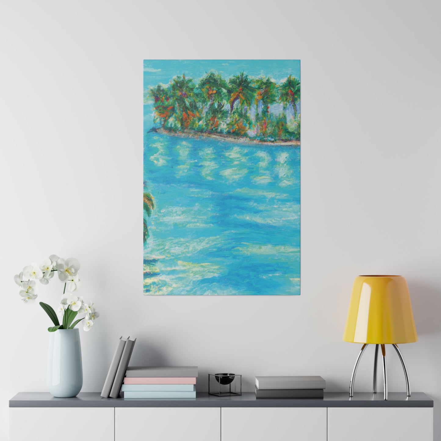 8625Q - Bahamas Ocean Painting Print | Bahamas | Ocean | Beach | Poster | Home Decor | Wall Art | Canvas