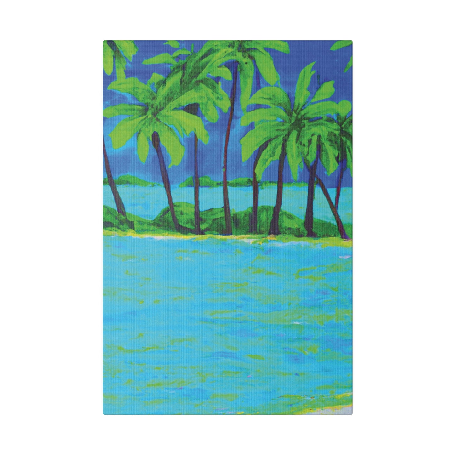 3148Z - Bahamas Ocean Painting Print | Bahamas | Ocean | Beach | Poster | Home Decor | Wall Art | Canvas