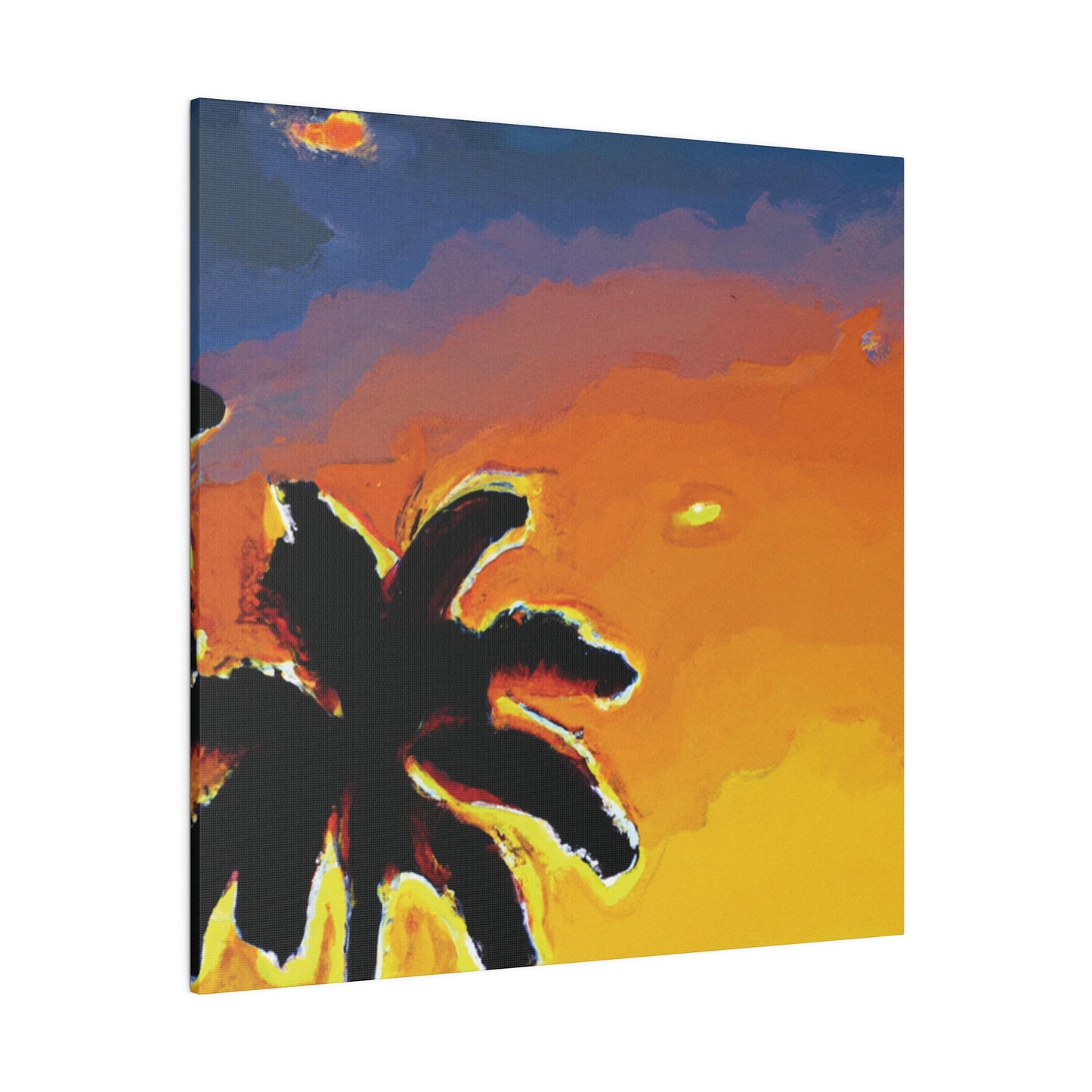 8720W - Miami Beach Sunset Painting Print | Miami | Beach | Sunset | Poster | Home Decor | Wall Art | Canvas