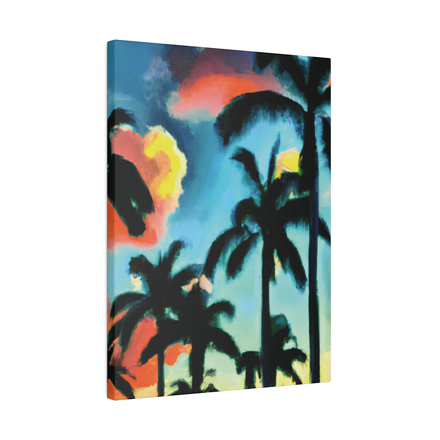 8724W - Miami Beach Sunset Painting Print | Miami | Beach | Sunset | Poster | Home Decor | Wall Art | Canvas