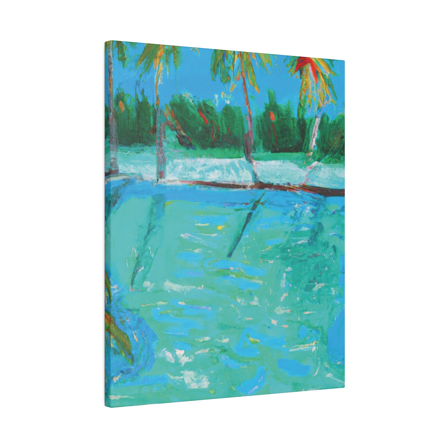 8483P - Bahamas Ocean Painting Print | Bahamas | Ocean | Beach | Poster | Home Decor | Wall Art | Canvas