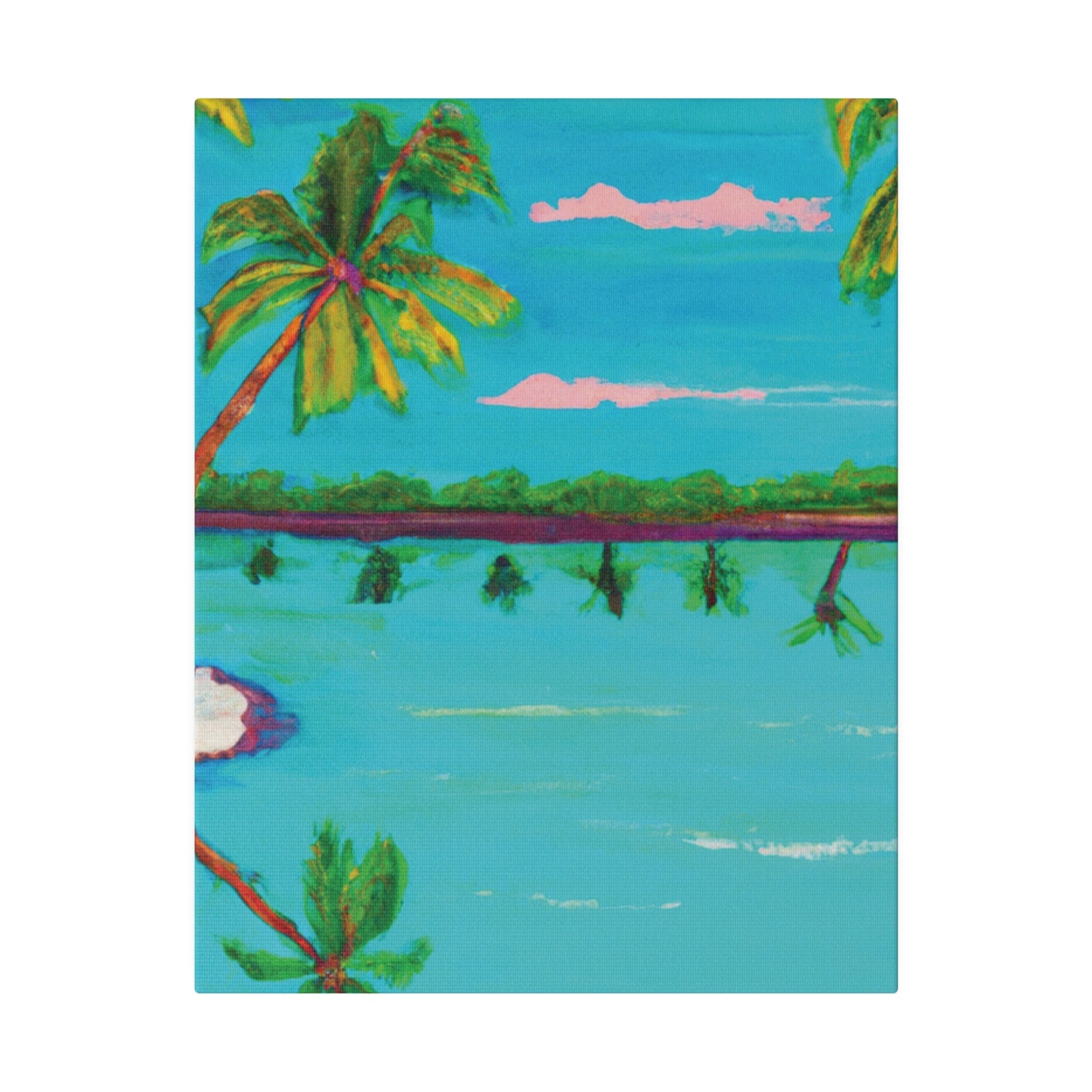 3739G - Bahamas Ocean Painting Print | Bahamas | Ocean | Beach | Poster | Home Decor | Wall Art | Canvas