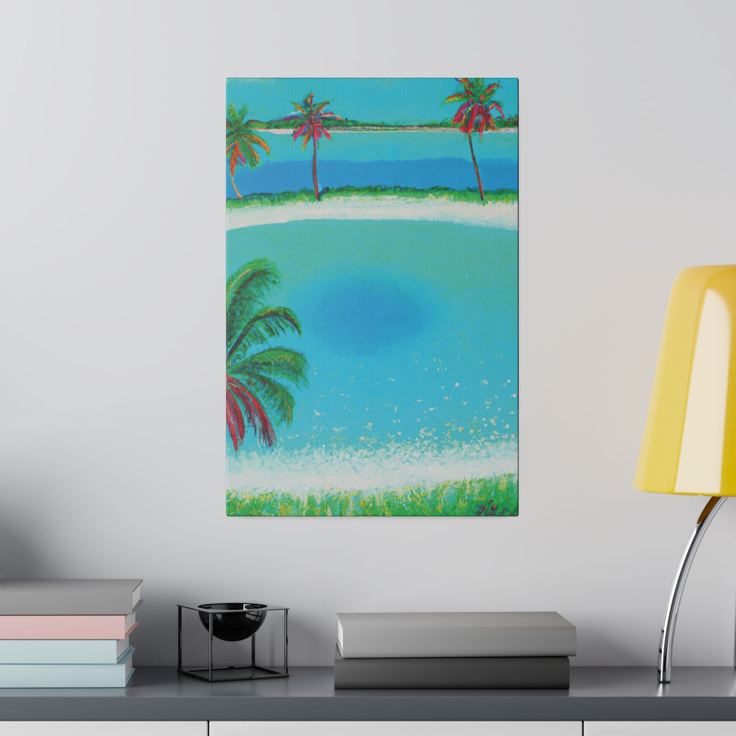 2198G - Bahamas Ocean Painting Print | Bahamas | Ocean | Beach | Poster | Home Decor | Wall Art | Canvas