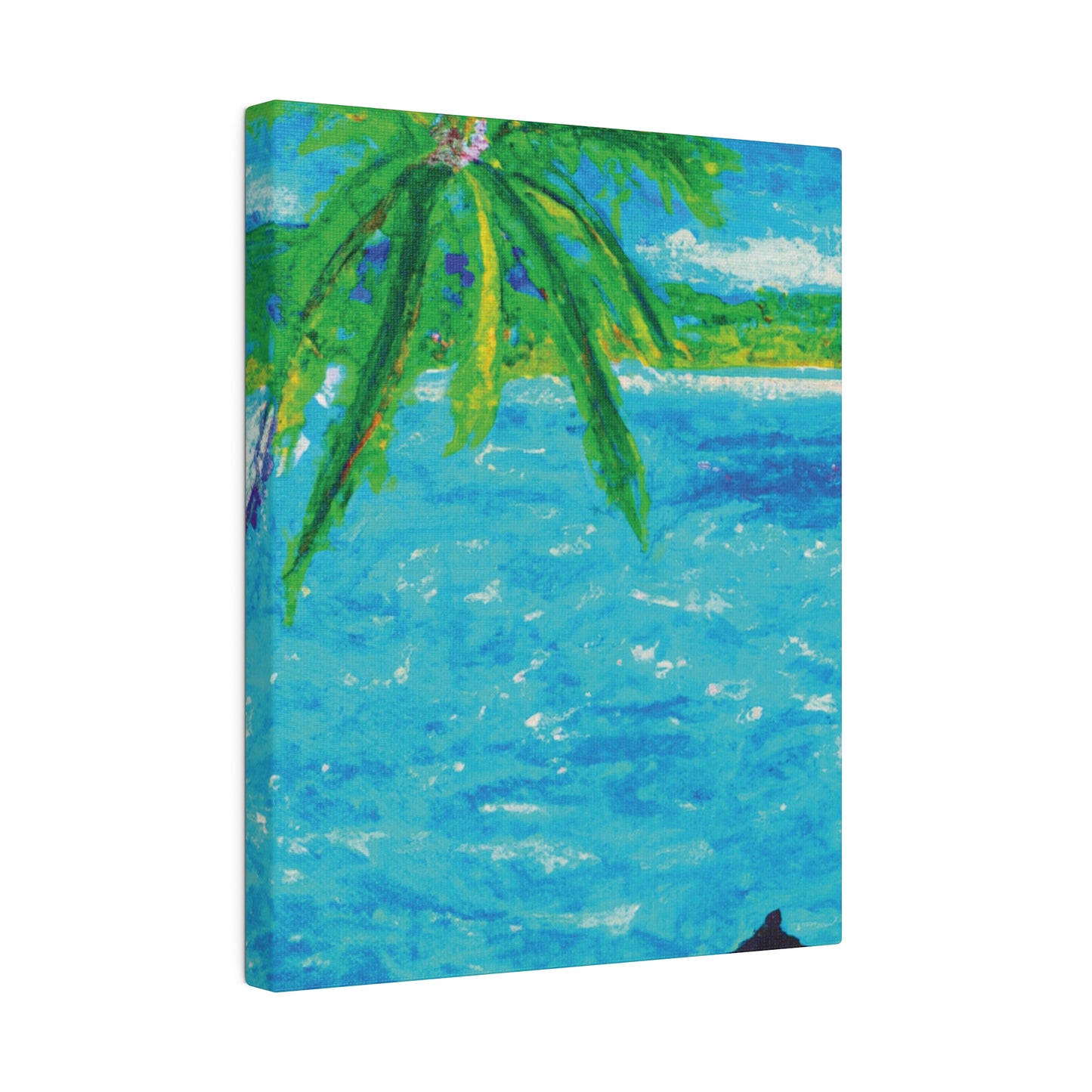 7355H - Bahamas Ocean Painting Print | Bahamas | Ocean | Beach | Poster | Home Decor | Wall Art | Canvas