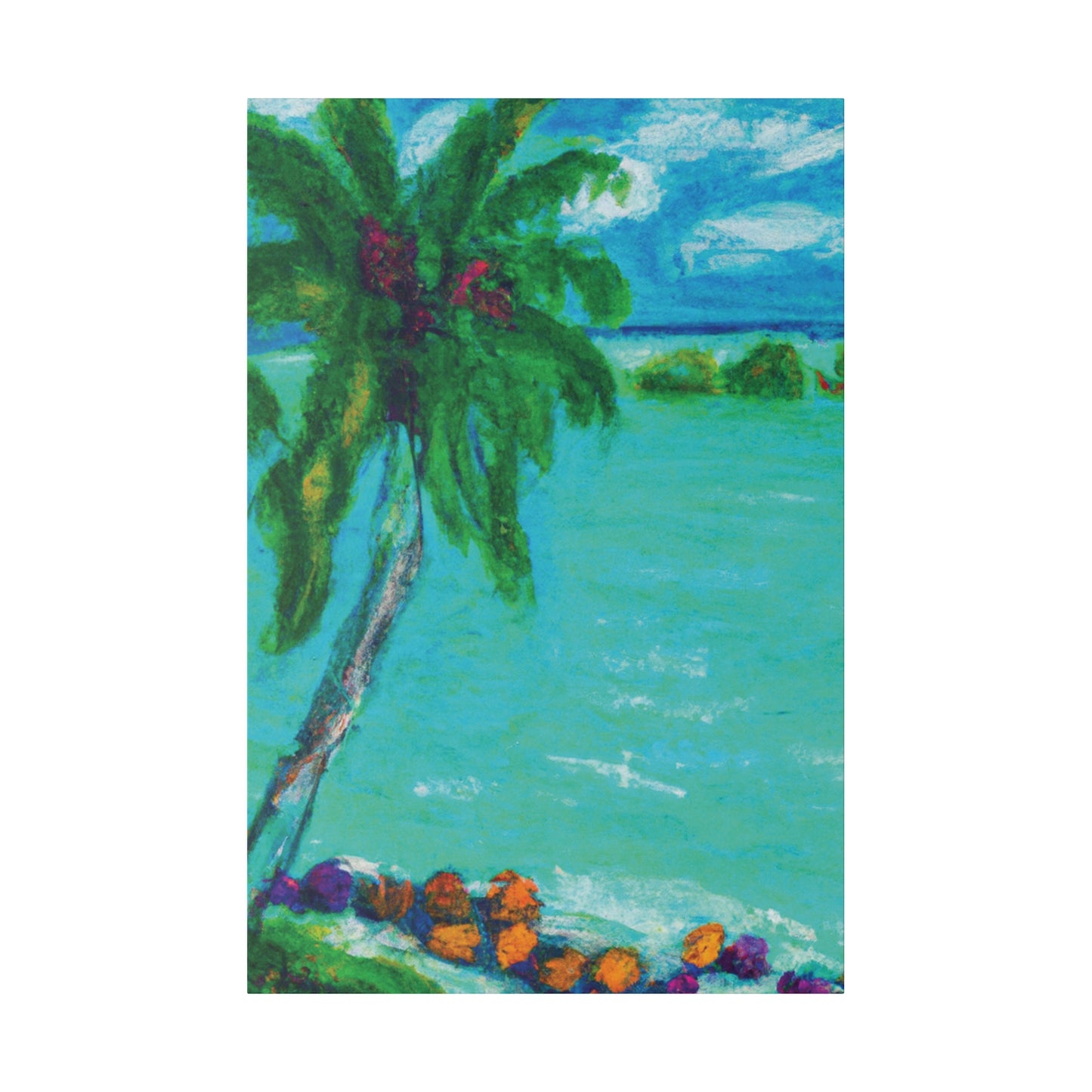 8864T - Bahamas Ocean Painting Print | Bahamas | Ocean | Beach | Poster | Home Decor | Wall Art | Canvas